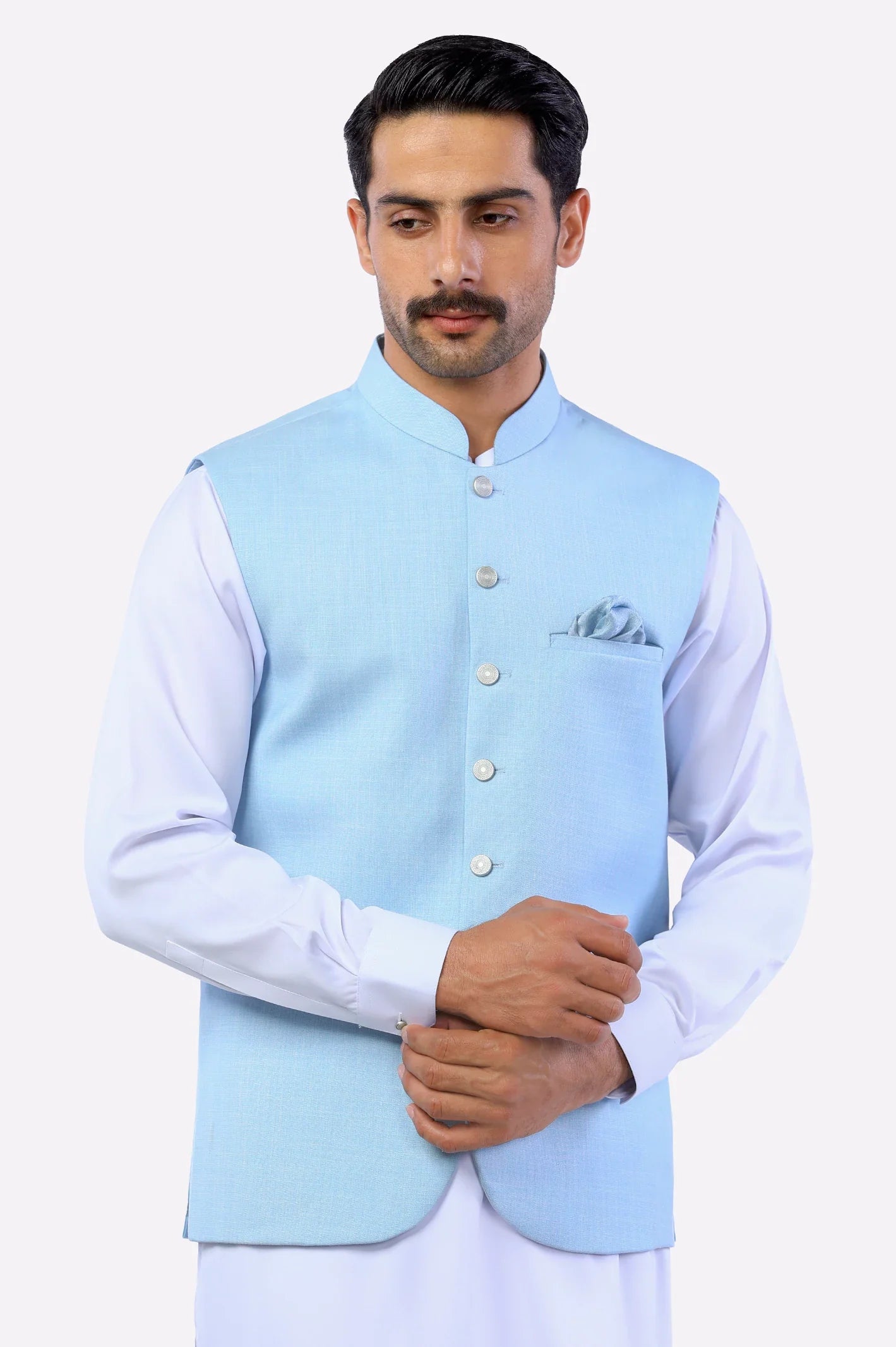 Sky Blue Waistcoat