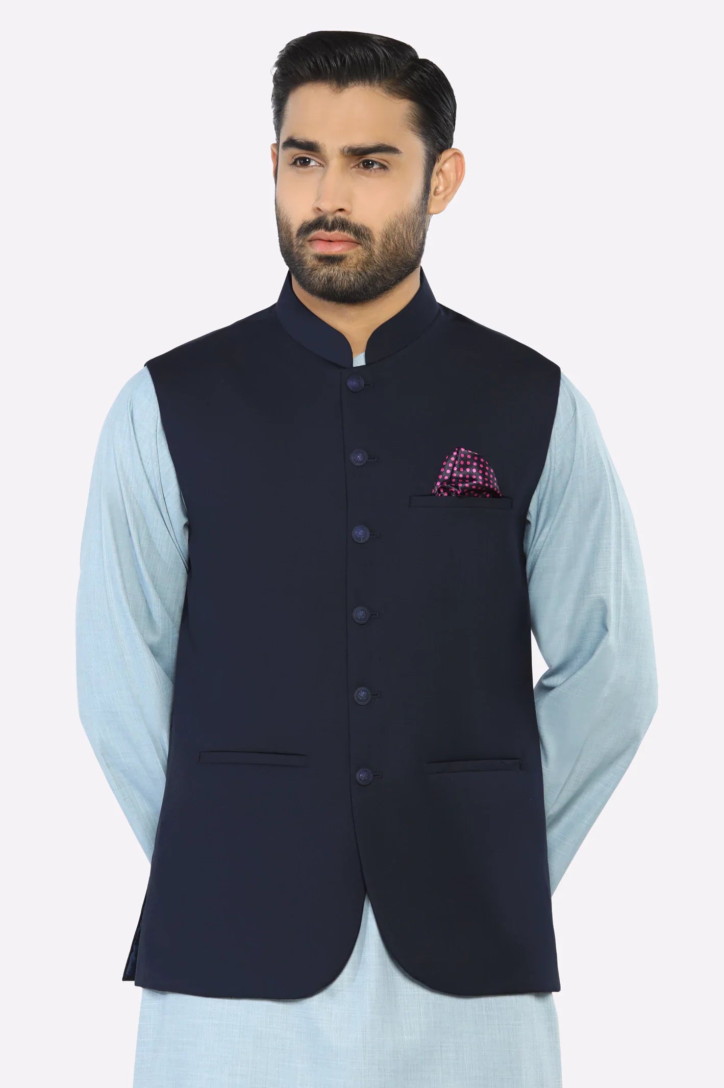 Navy Blue Waistcoat