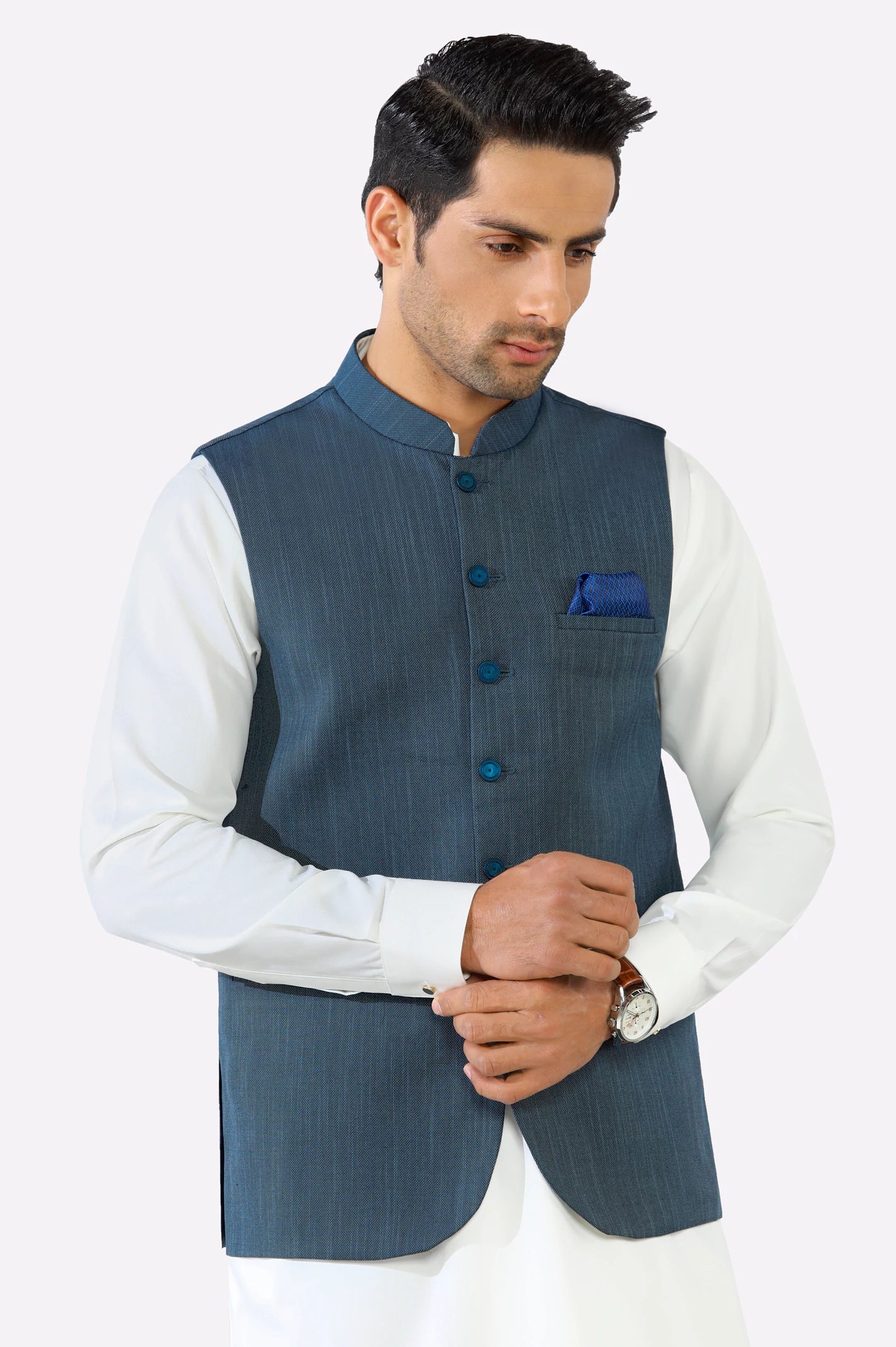 Dark Blue Waistcoat