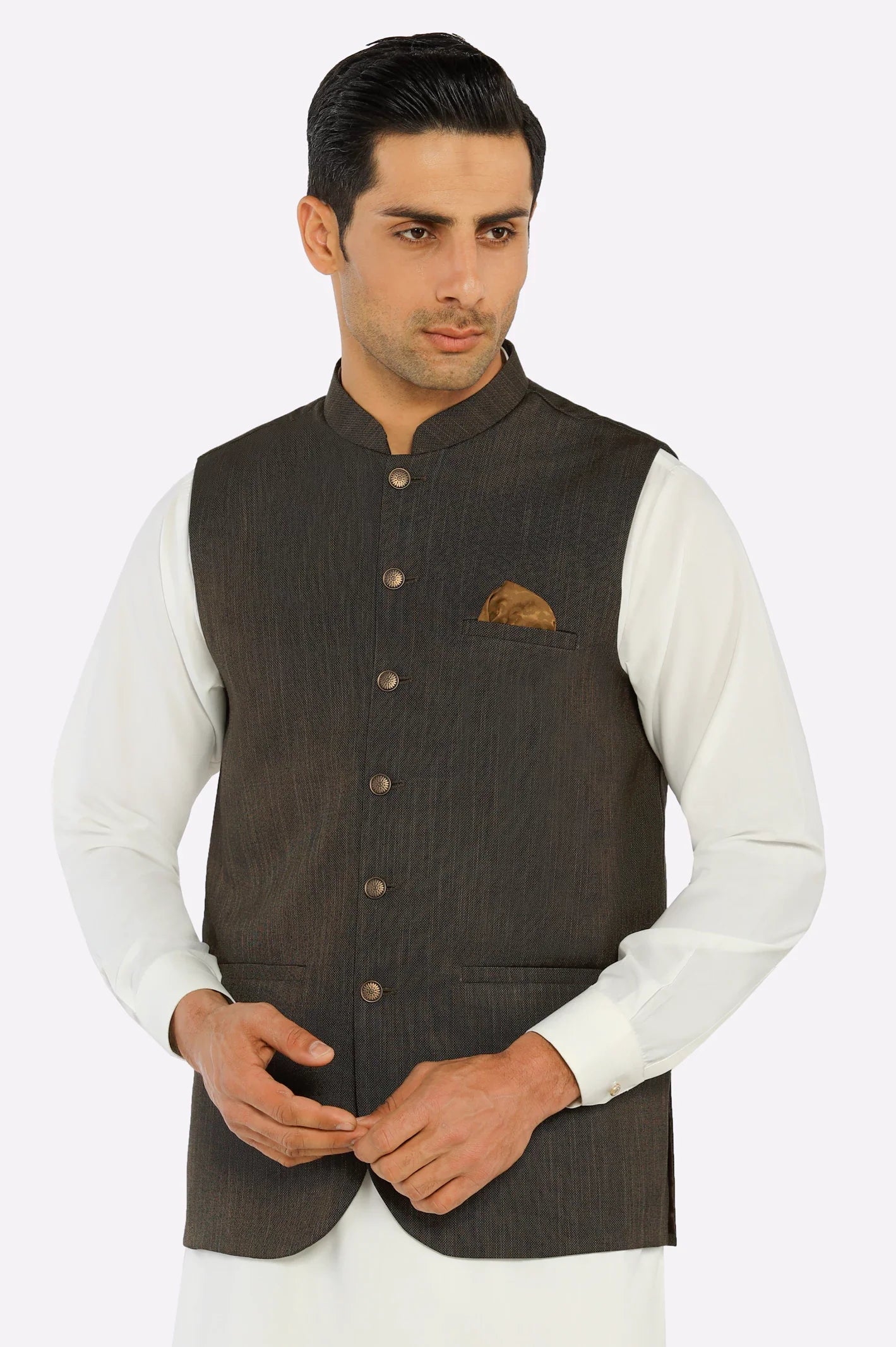 Dark Brown Waistcoat