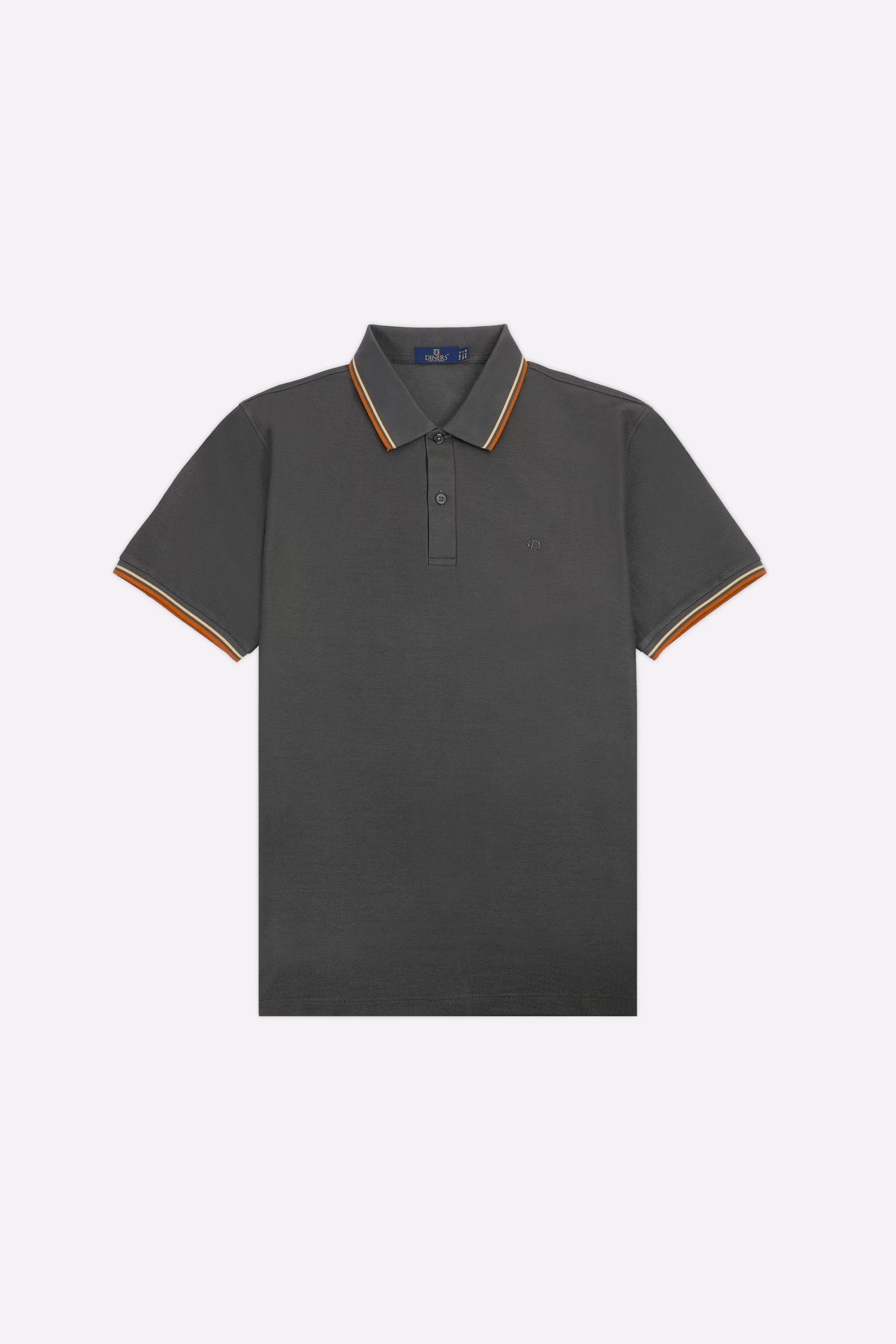 Charcoal Mercerised Polo