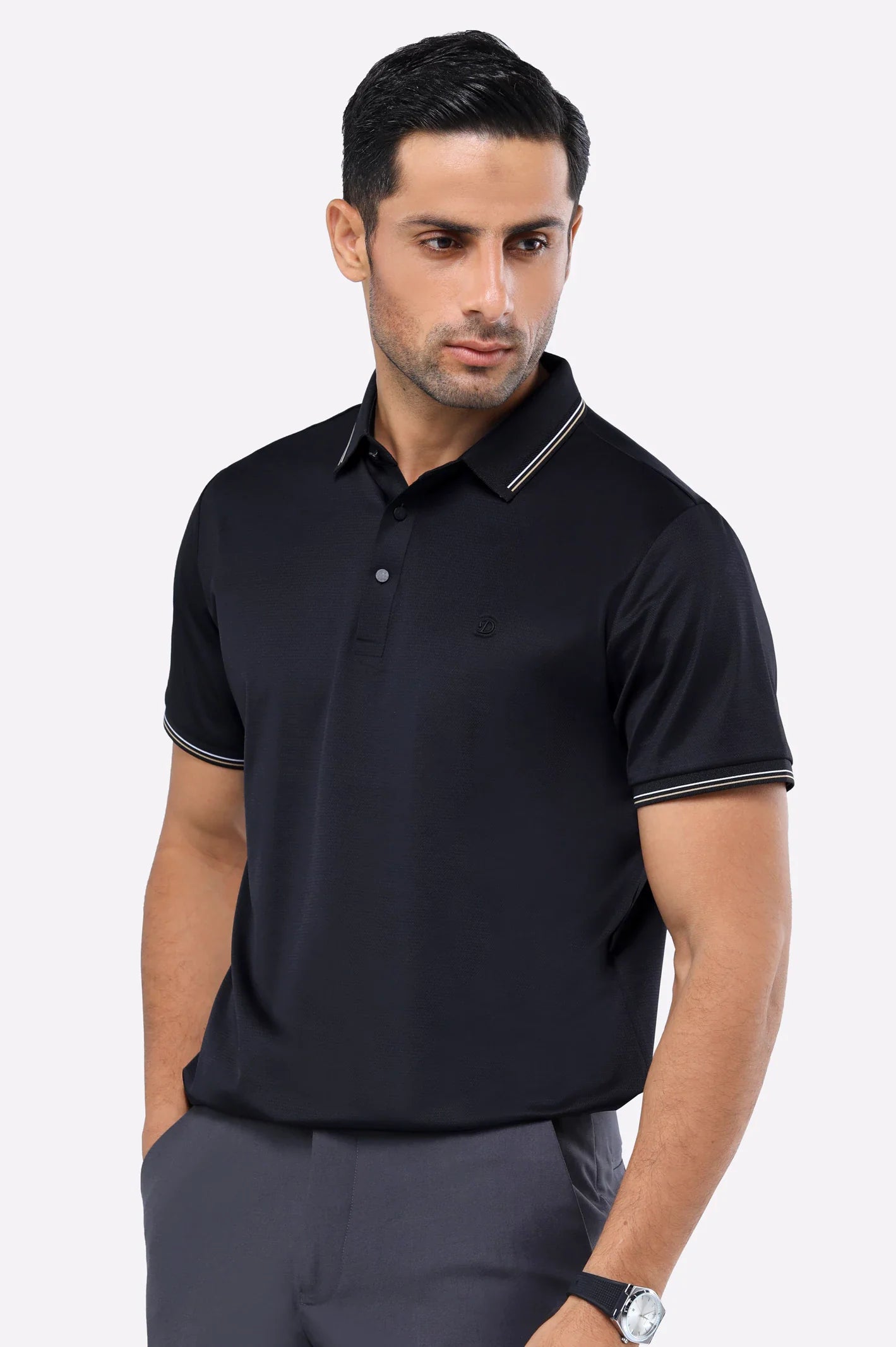 Black Dry Fit Polo