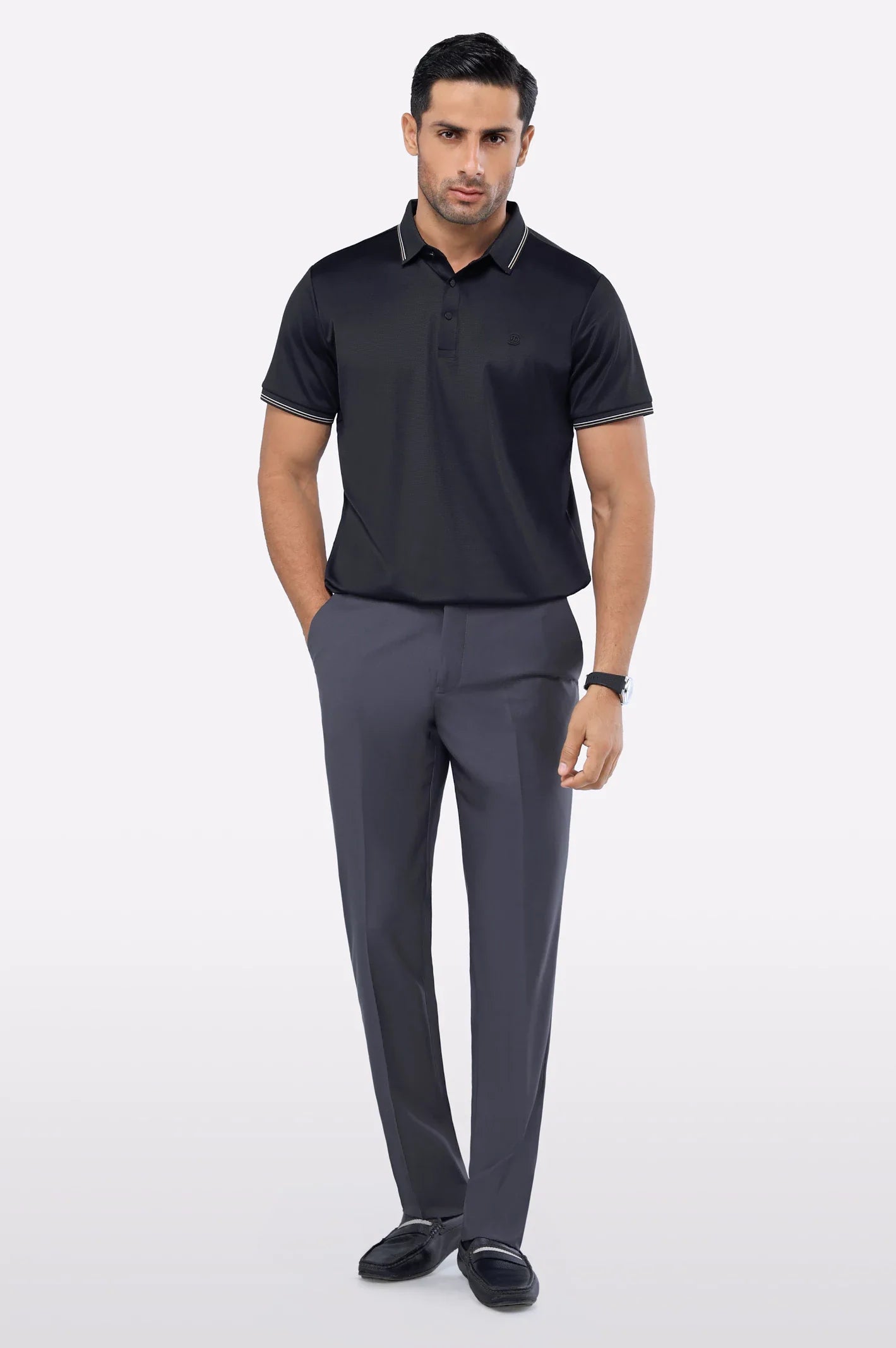 Black Dry Fit Polo