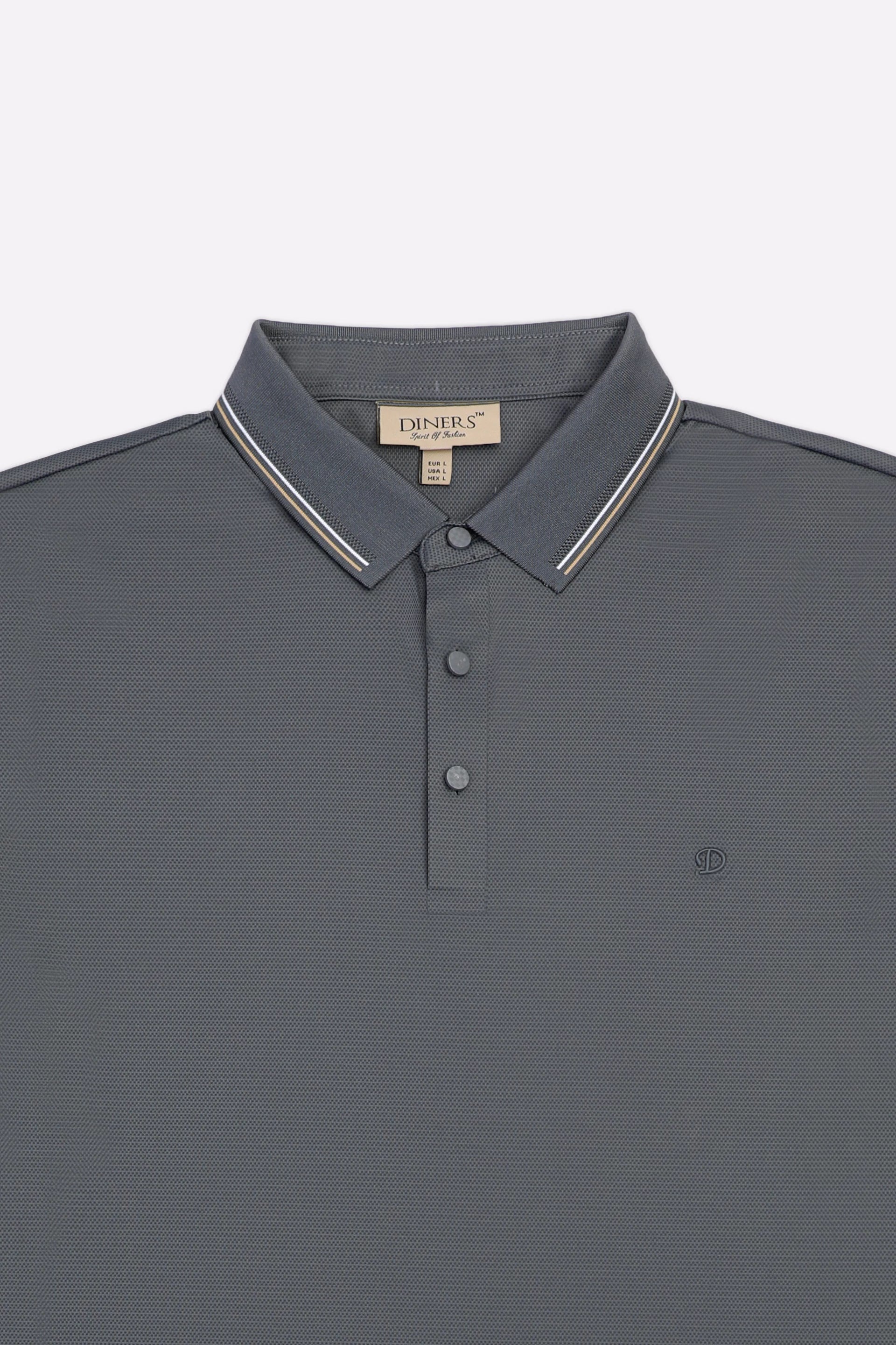 Dark Grey Dry Fit Polo