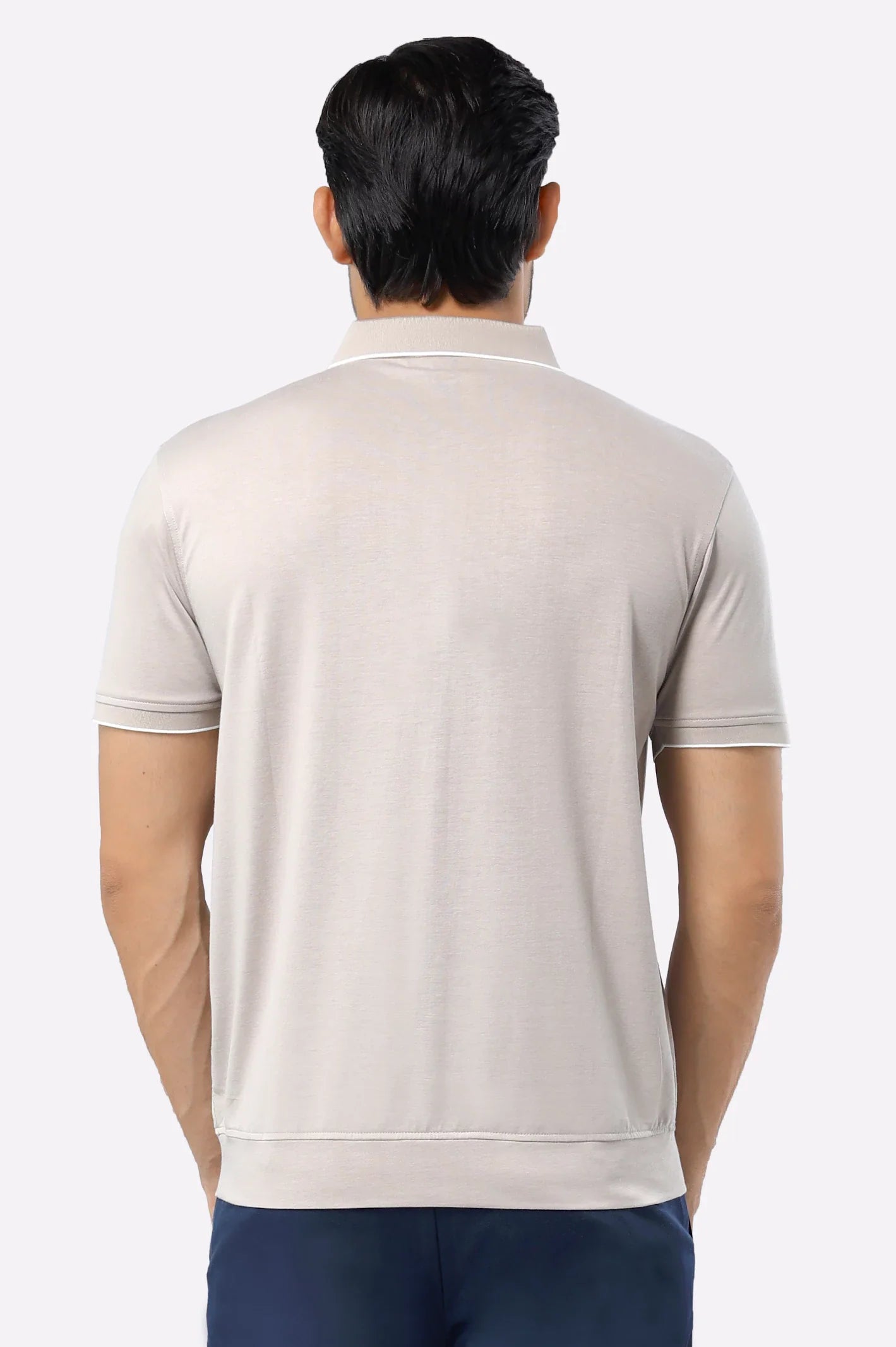 Sand Mercerized Polo