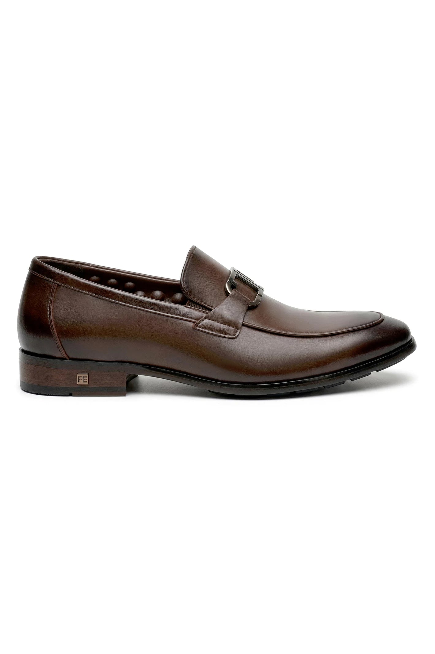 Coffee Horsebit Formal Shoes