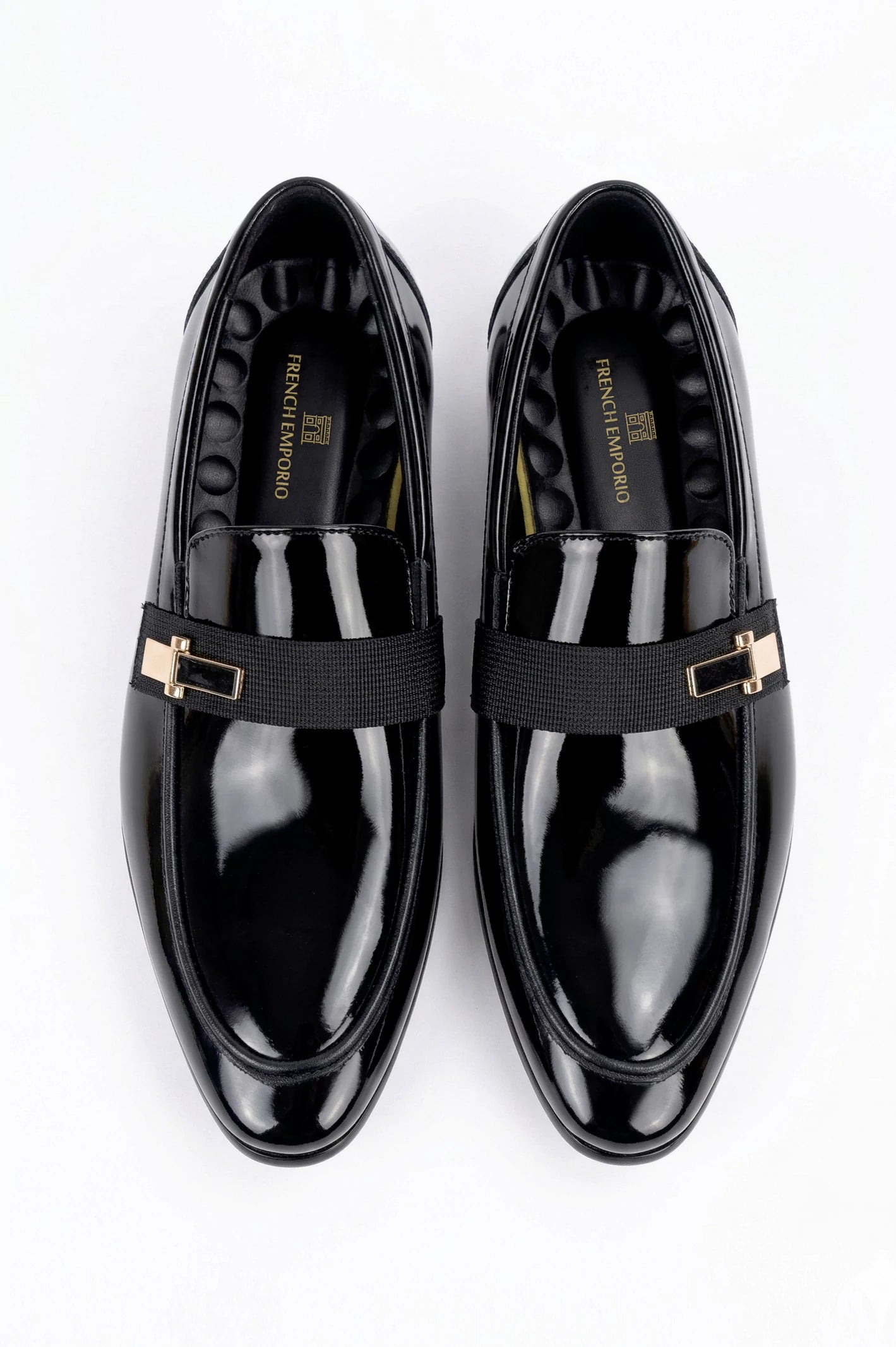 Black Moccasins Formal Shoes