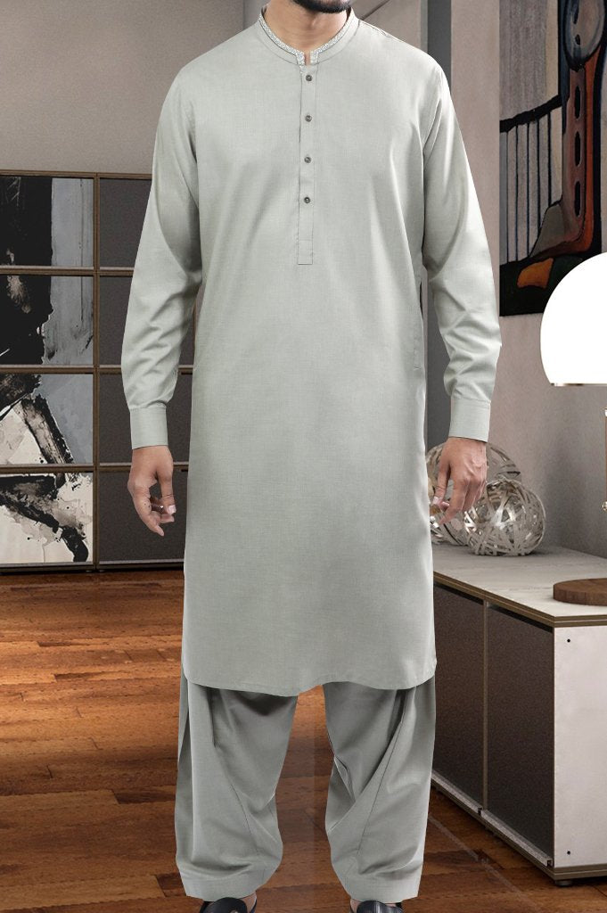 Formal Shalwar Suit for Men EG2593-Light-Green - Diners