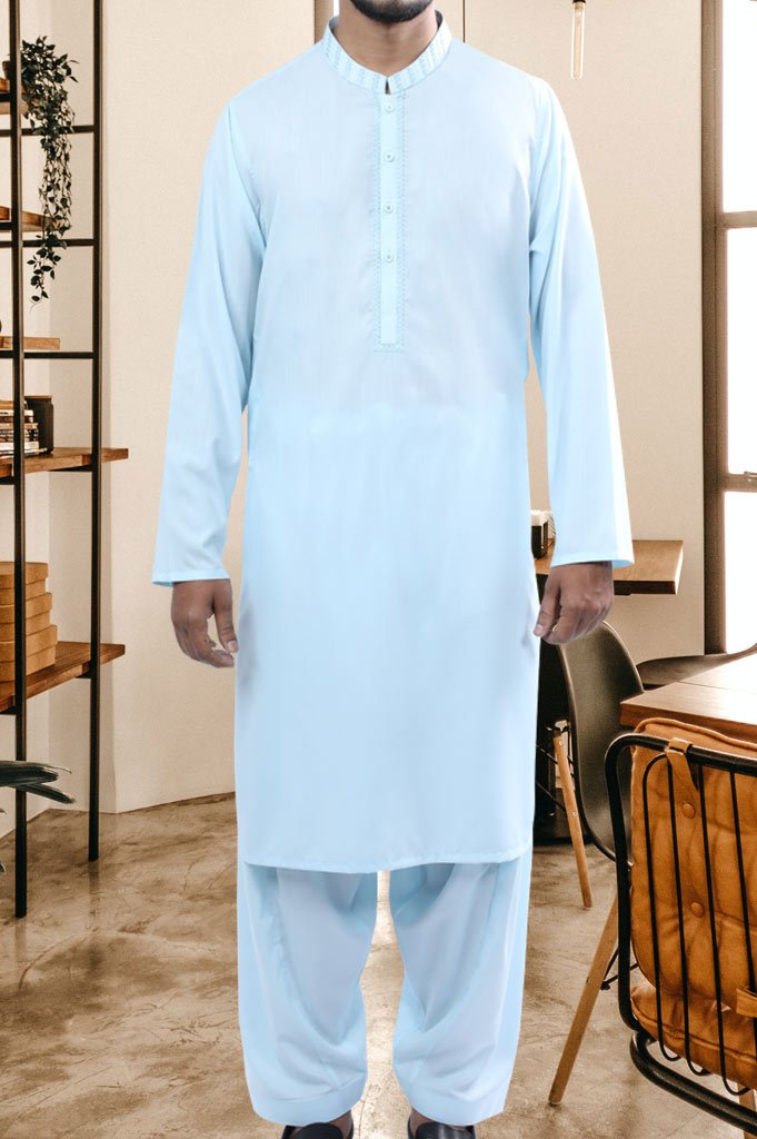 Formal Shalwar Suit for Man EG2784-Teal - Diners