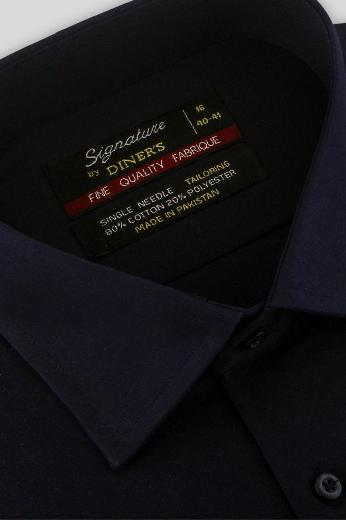 Formal Man Shirt SKU: AB203-N-Blue - Diners