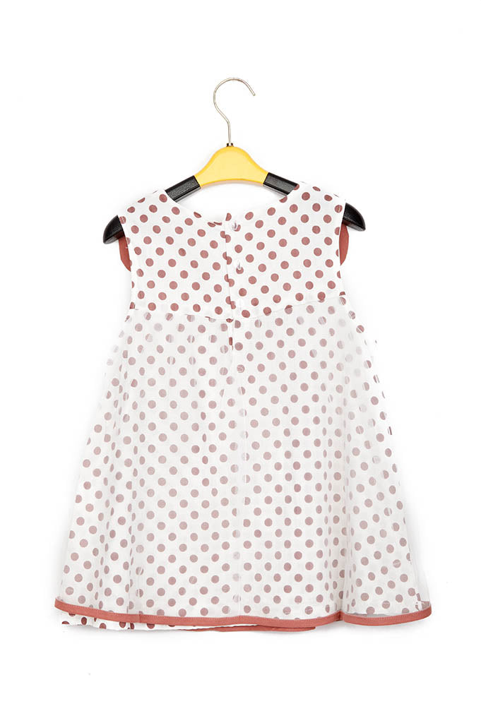 Girls Frock in Peach SKU: KGL-0272 Peach - Diners