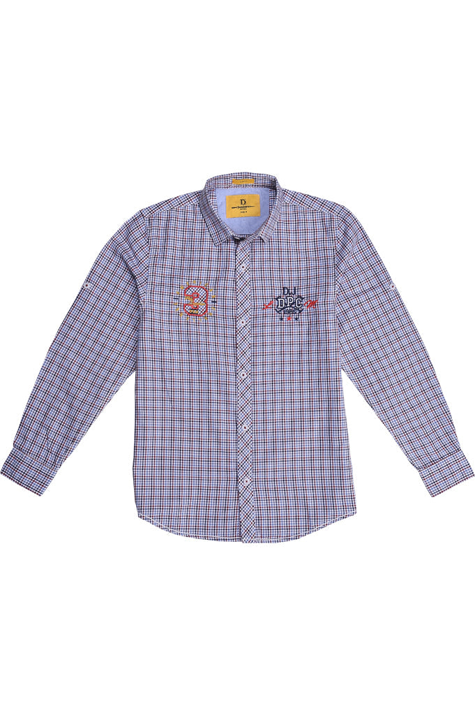 Boys Casual Shirt SKU: KBB 0242 Brown - Diners