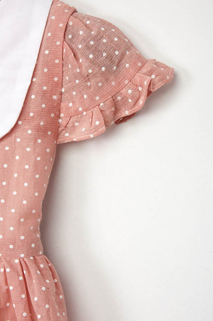 Girls Frock in Rust - KGL-0273-Rust - Diners