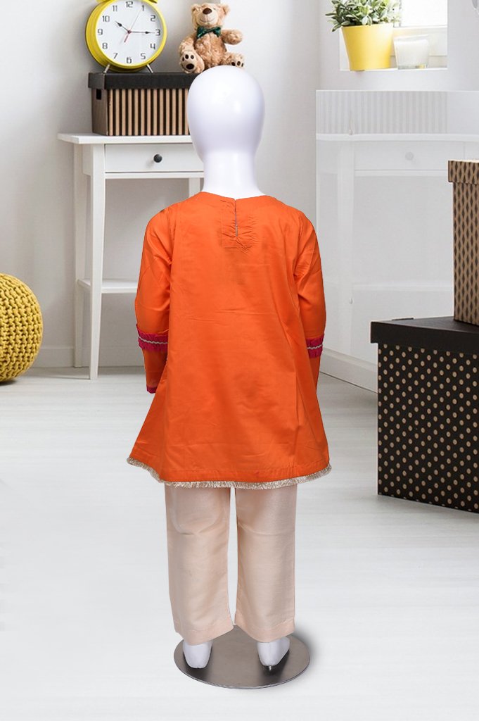 Girls Kurti KGKK-0152 Pink - Diners