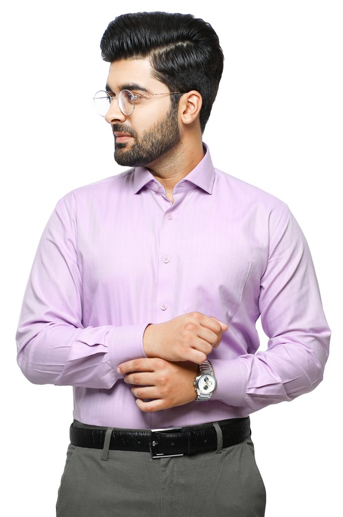 Purple Formal Men's Shirt - AB19371