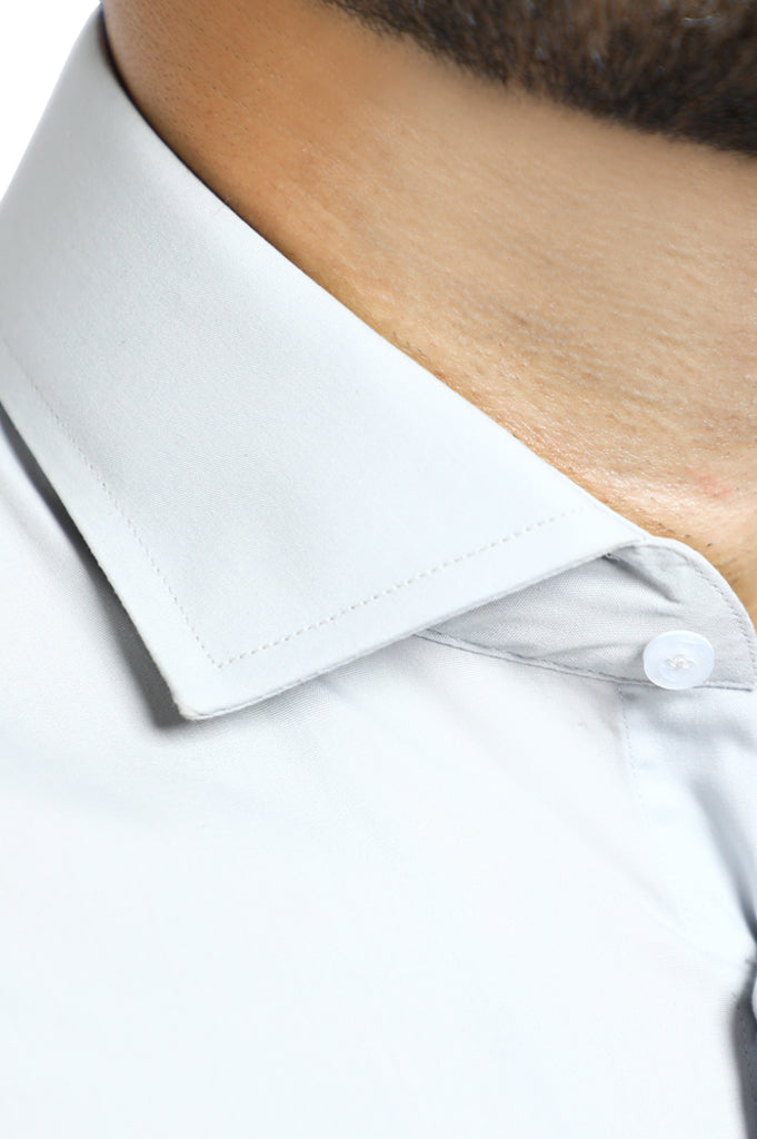 Formal Plain Shirt SKU: AB203-GREY - Diners