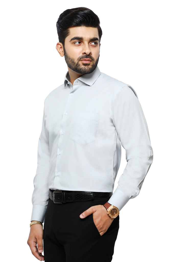 Formal Plain Shirt SKU: AB203-GREY - Diners