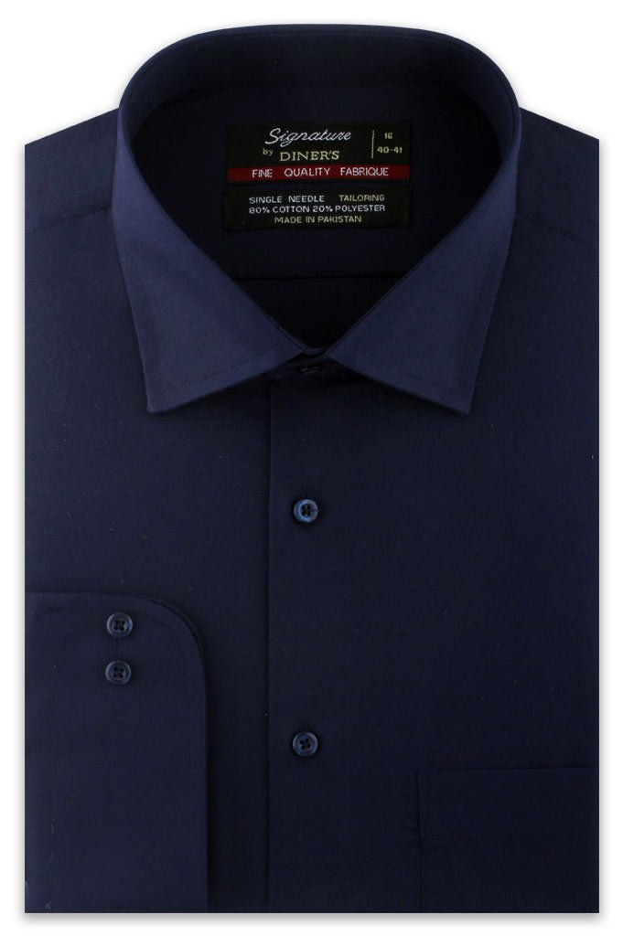 Formal Man Shirt SKU: AB203-N-Blue - Diners
