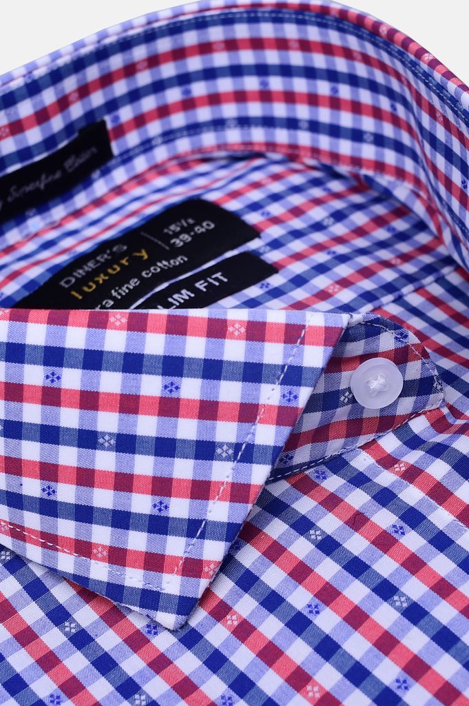 Formal Man Shirt SKU: AD19504-Blue - Diners