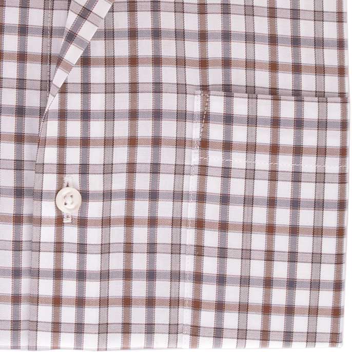 Formal Shirt in Brown SKU: AD19207-BROWN - Diners