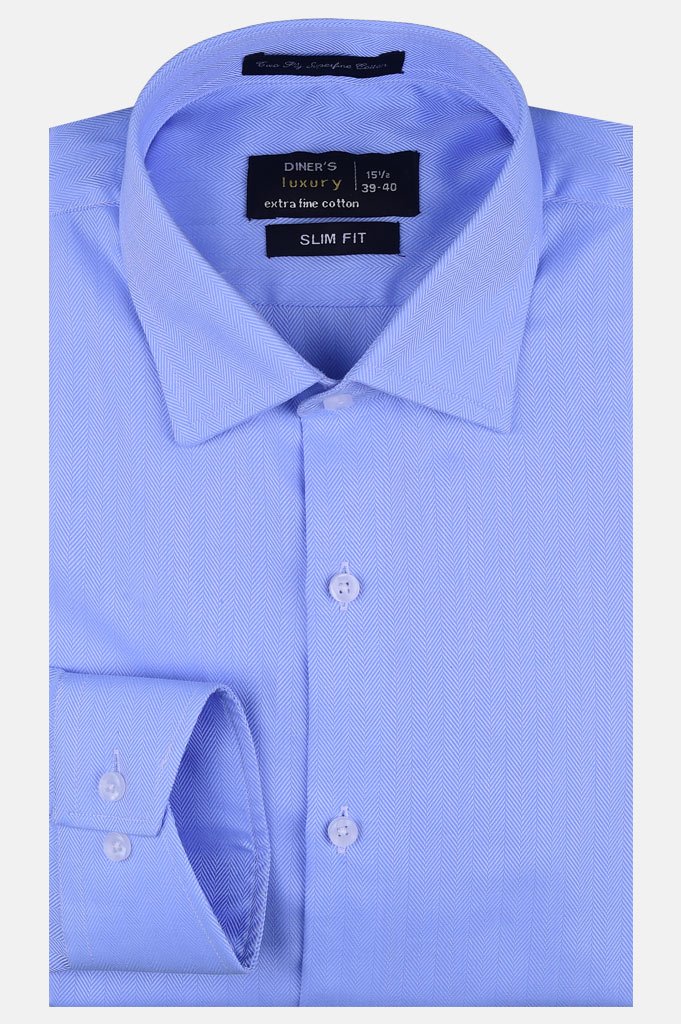 Formal Men Shirt in SKY BLUE SKU: AD19502-SKY BLUE - Diners