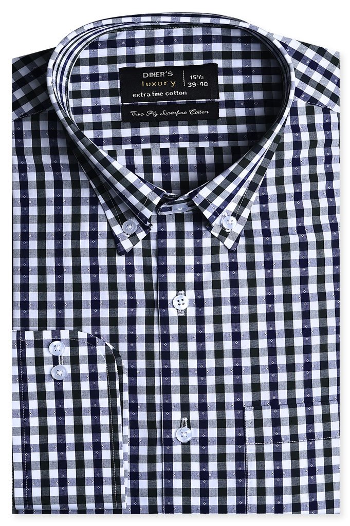 Formal Man Shirt in Green SKU: AD19505-GREEN - Diners