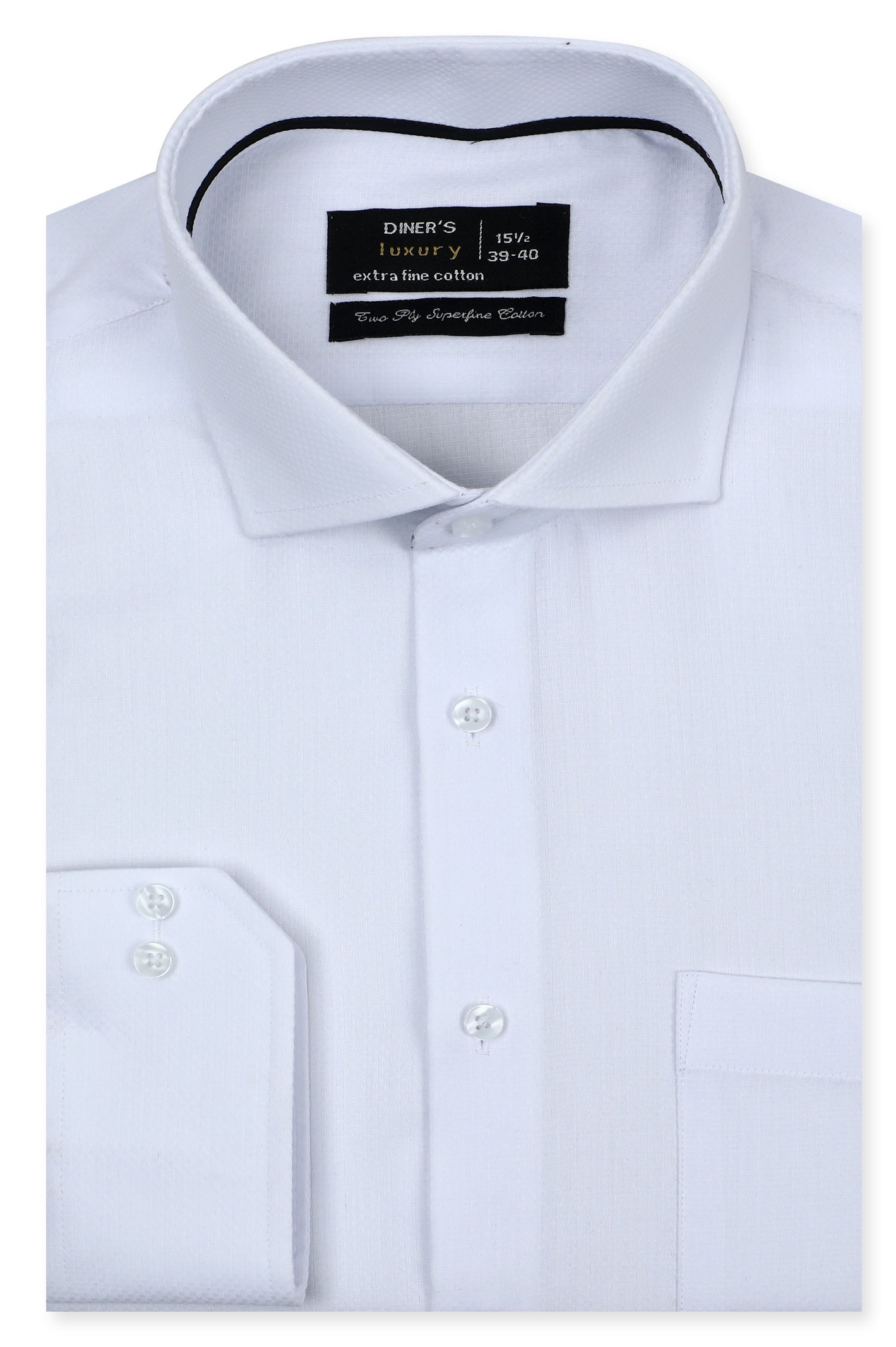 Formal Men Shirt SKU: AD25978-WHITE