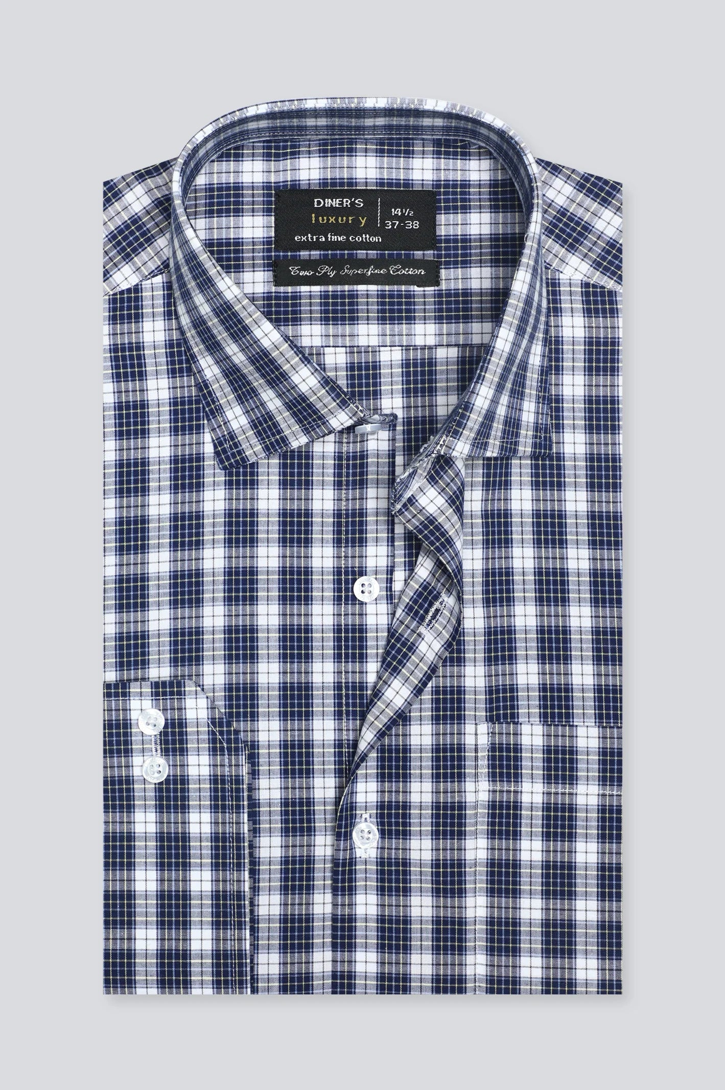 Multicolor Tattersall Check Formal Shirt