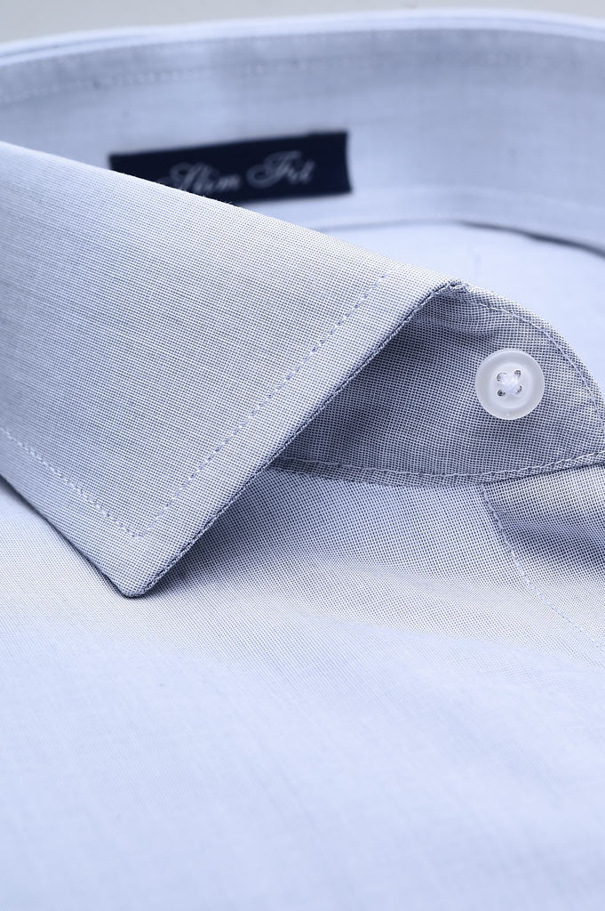Formal Autograph Shirt in L-Grey AH19309 (Slim Fit) - Diners