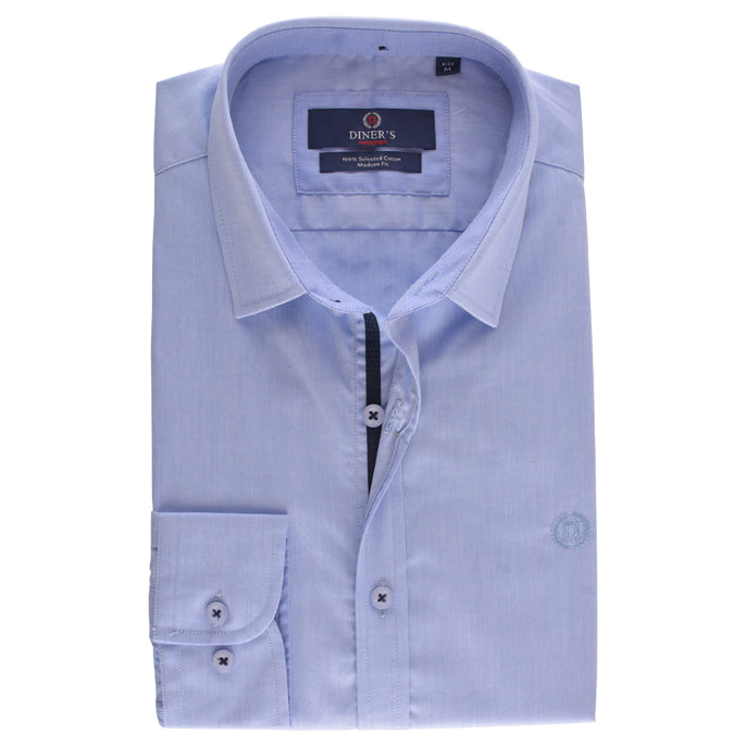 Formal Shirt in Sky Blue SKU: AH15787-SKY-BLUE - Diners