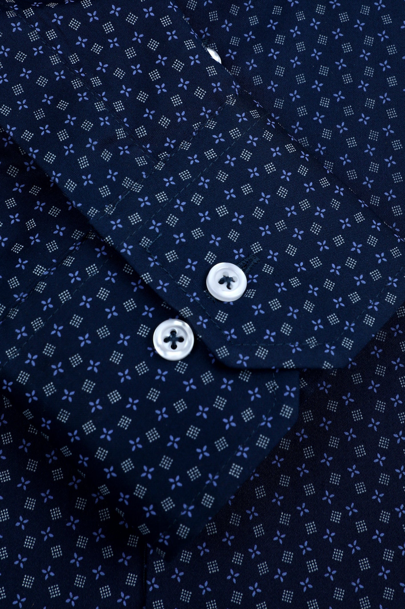Casual Milano Shirt in N-Blue SKU: AM24536-N-BLUE - Diners