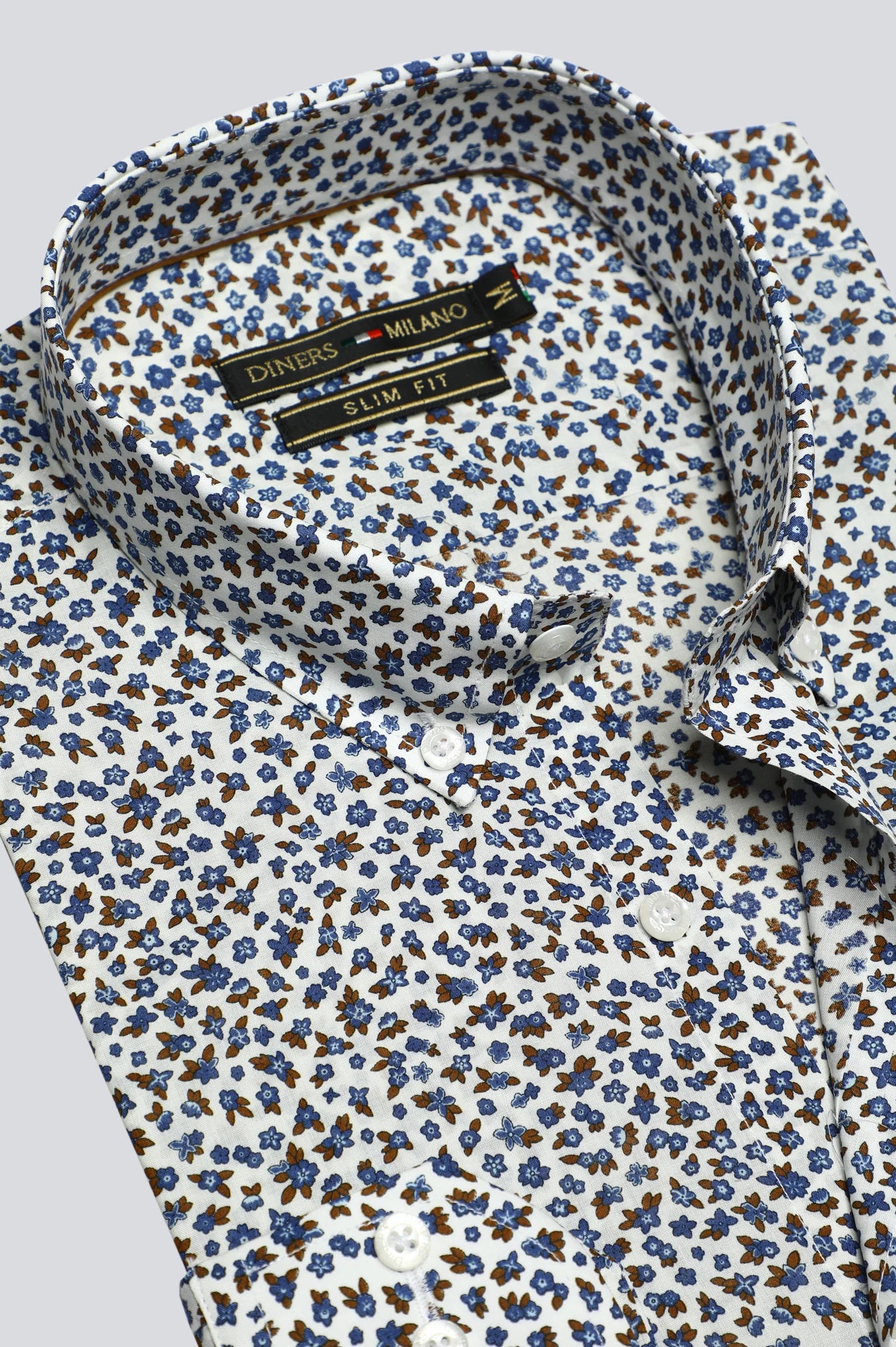 Multicolor Printed Casual Milano Shirt From Diners