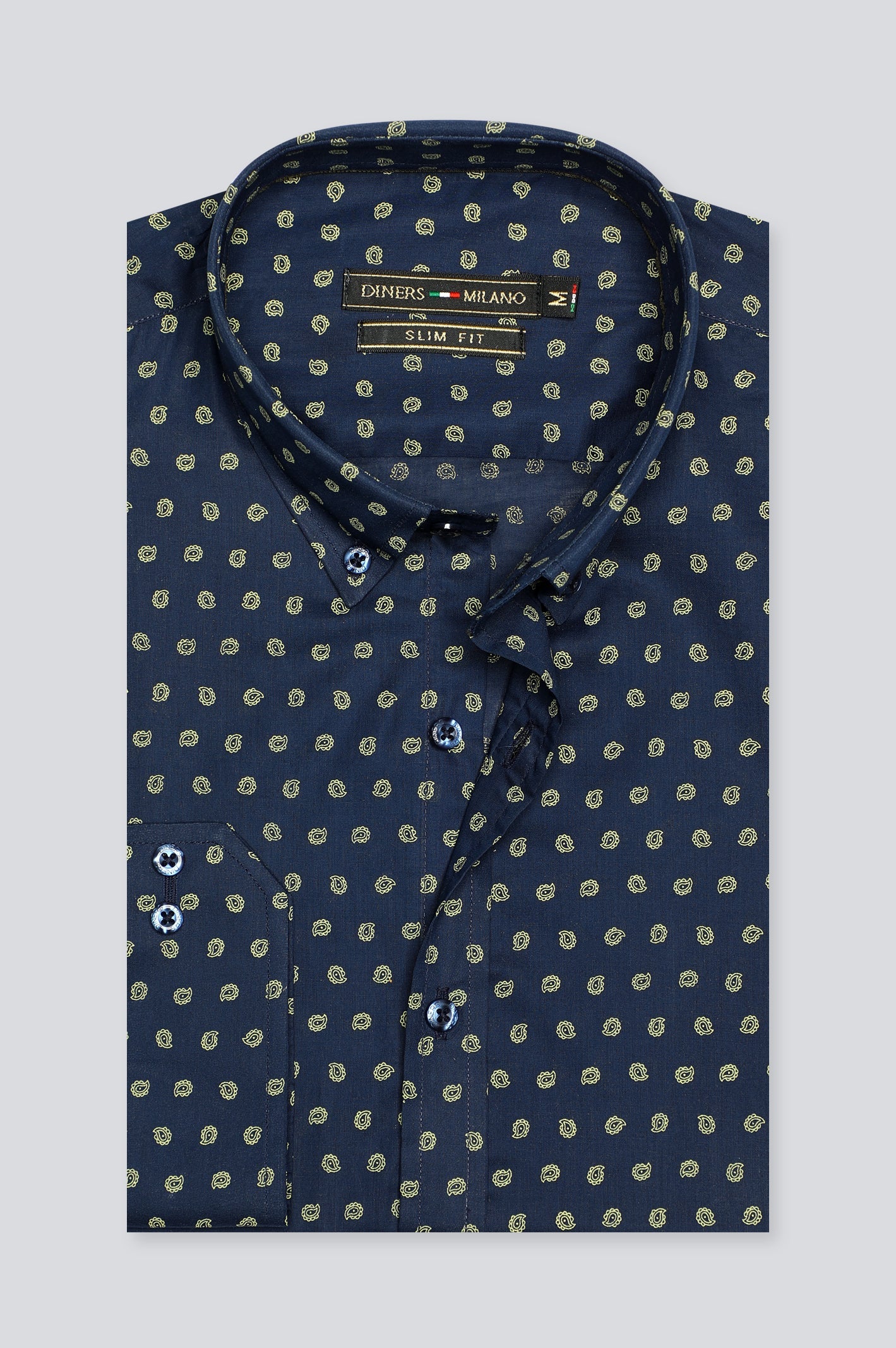 Multicolor Printed Casual Milano Shirt From Diners