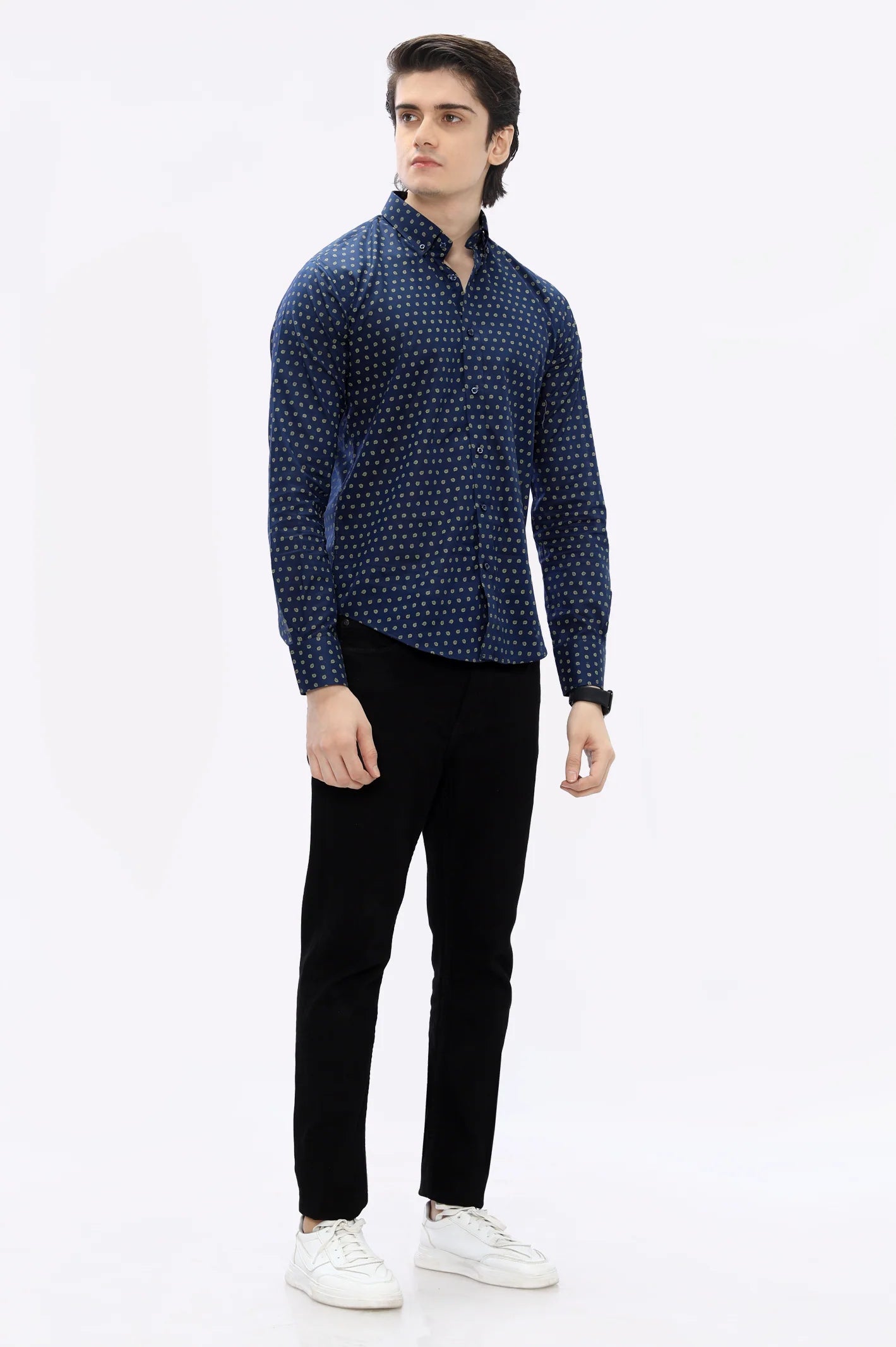 Multicolor Printed Casual Milano Shirt From Diners