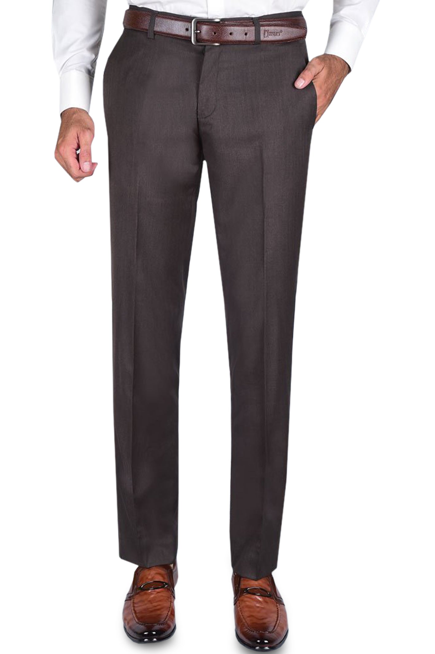 Formal Trouser for Men SKU: BA2261-Brown - Diners