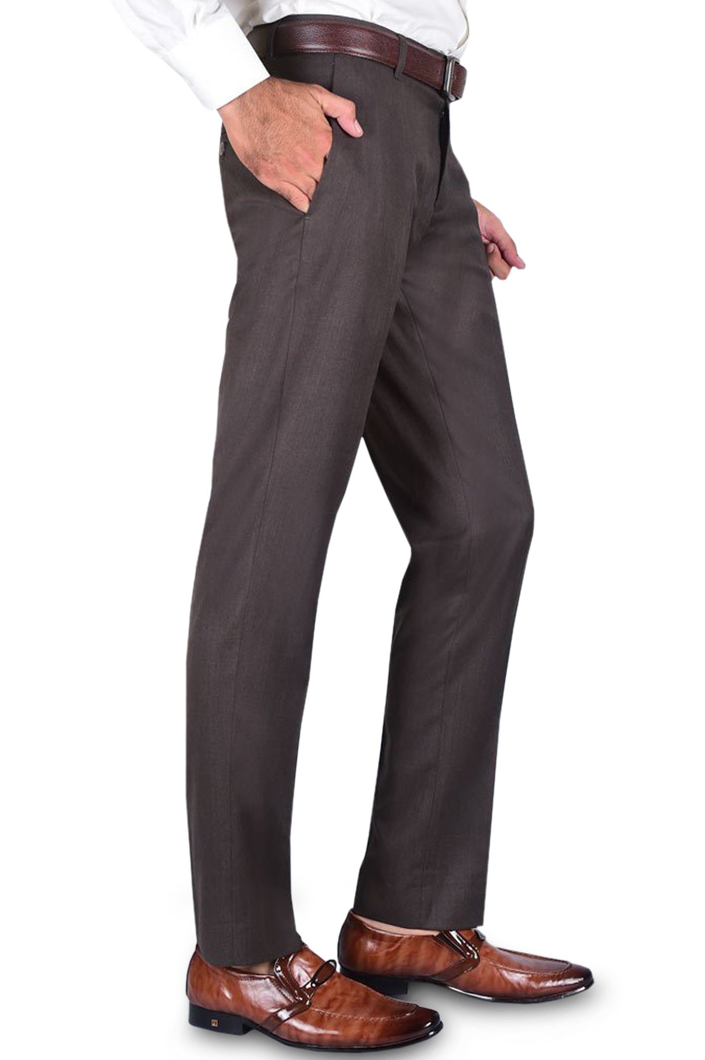 Formal Trouser for Men SKU: BA2261-Brown - Diners