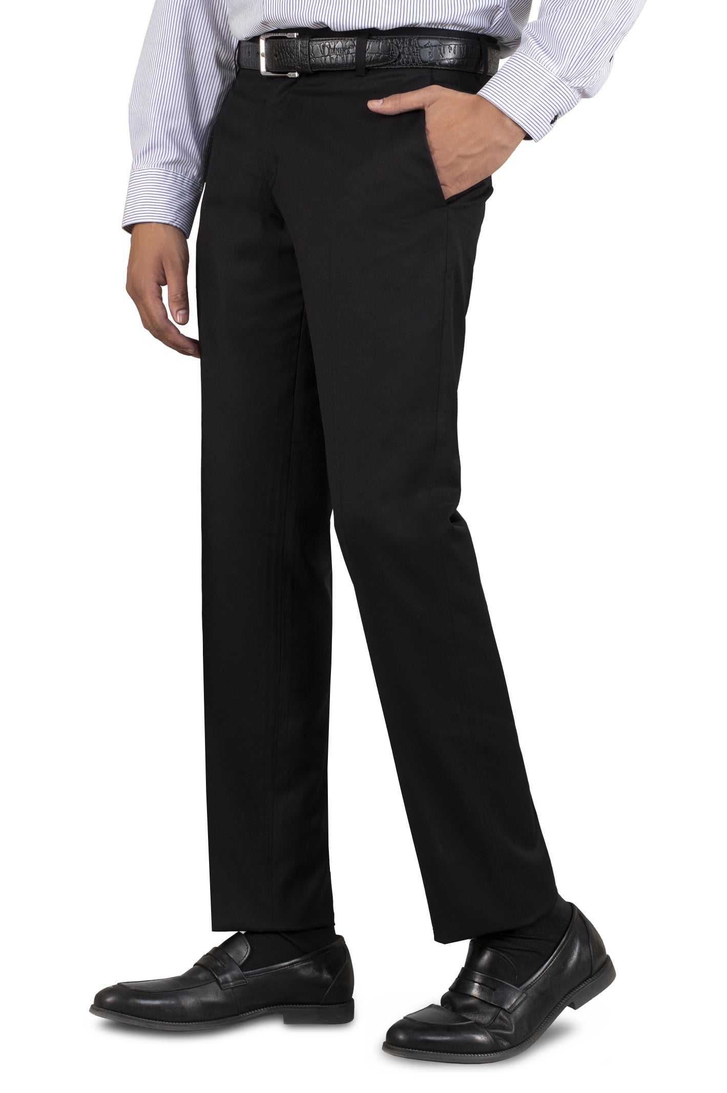 Formal Trouser for Men In Black SKU: BA2334 - Diners