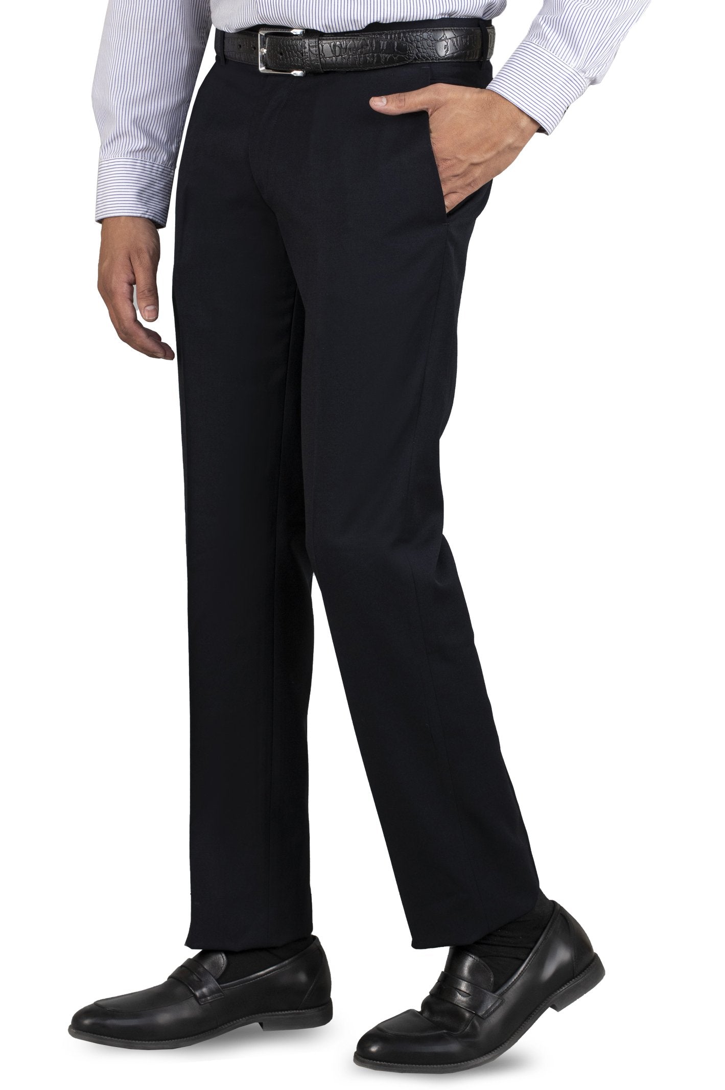 Formal Trouser for Men SKU: BA2334-Dark-Blue - Diners