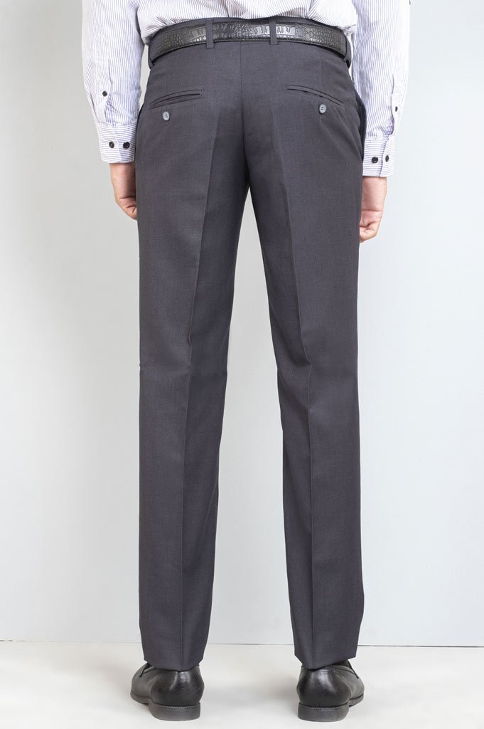 Formal Trouser for Men In E-Grey SKU: BA2334-E-GREY - Diners