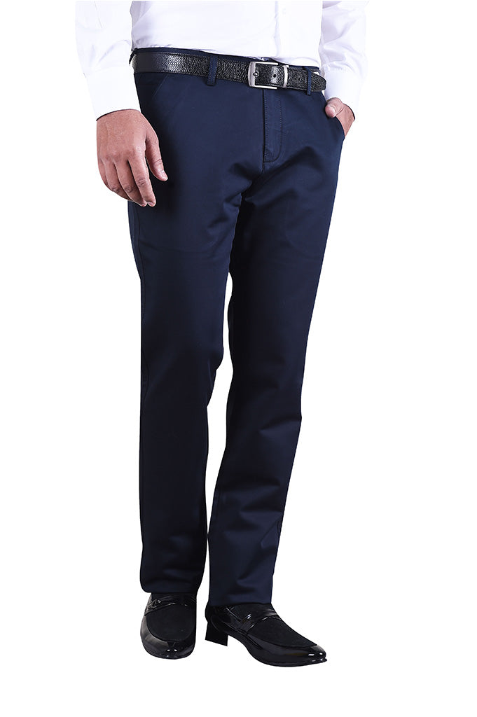 Casual Trouser SKU: BD2699 N-BLUE - Diners