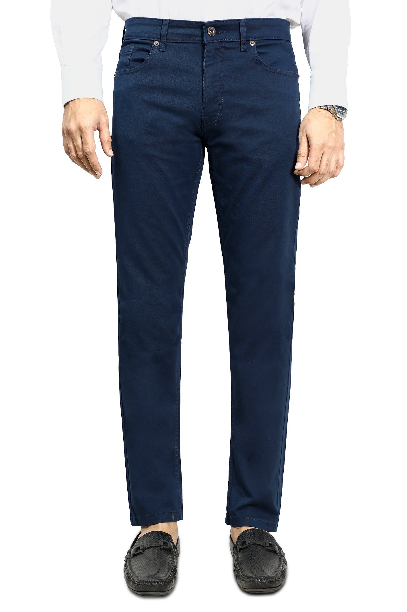 Formal Cotton Trouser for Men SKU: BD3039-NAVY