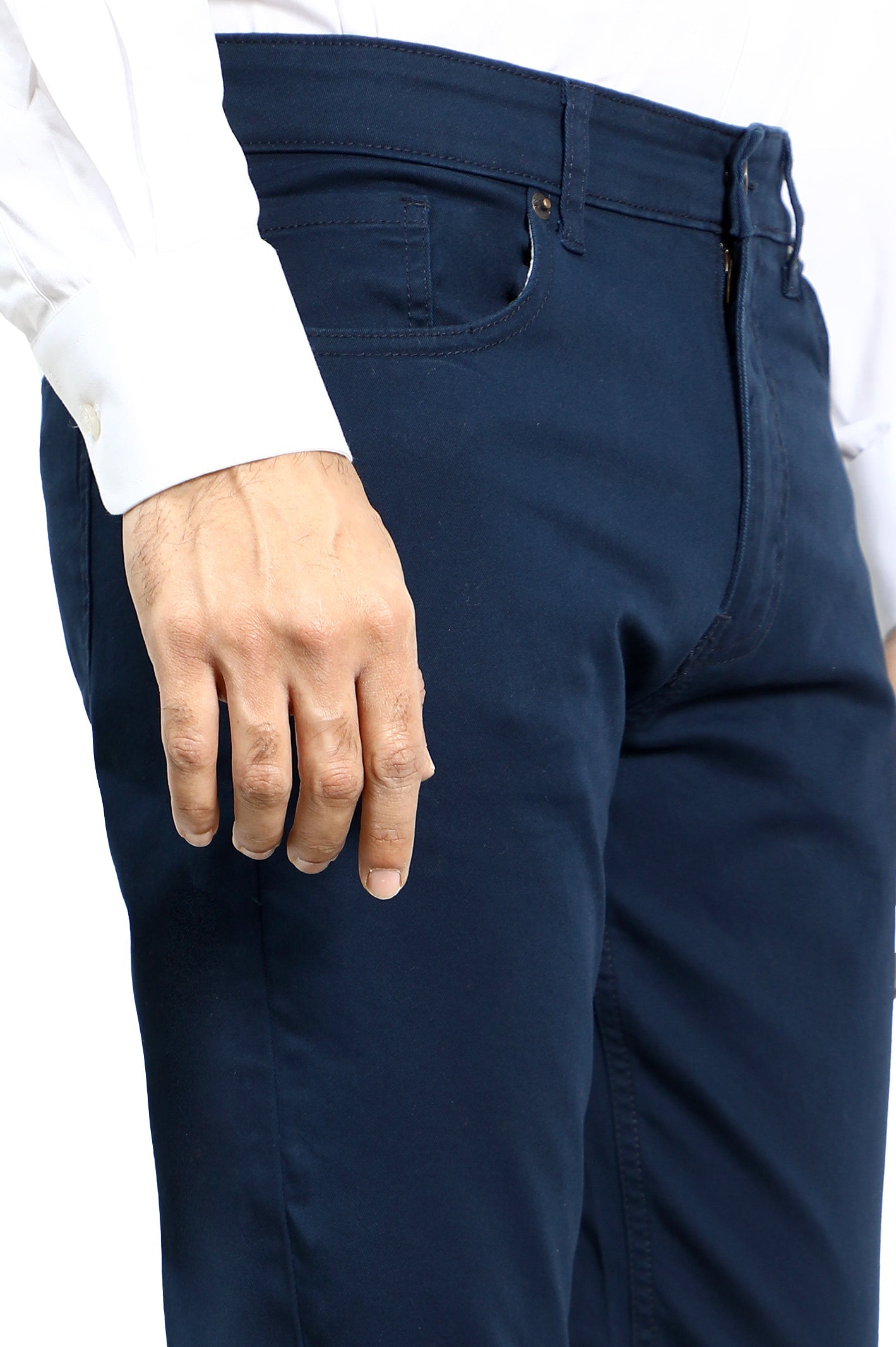 Formal Cotton Trouser for Men SKU: BD3039-NAVY