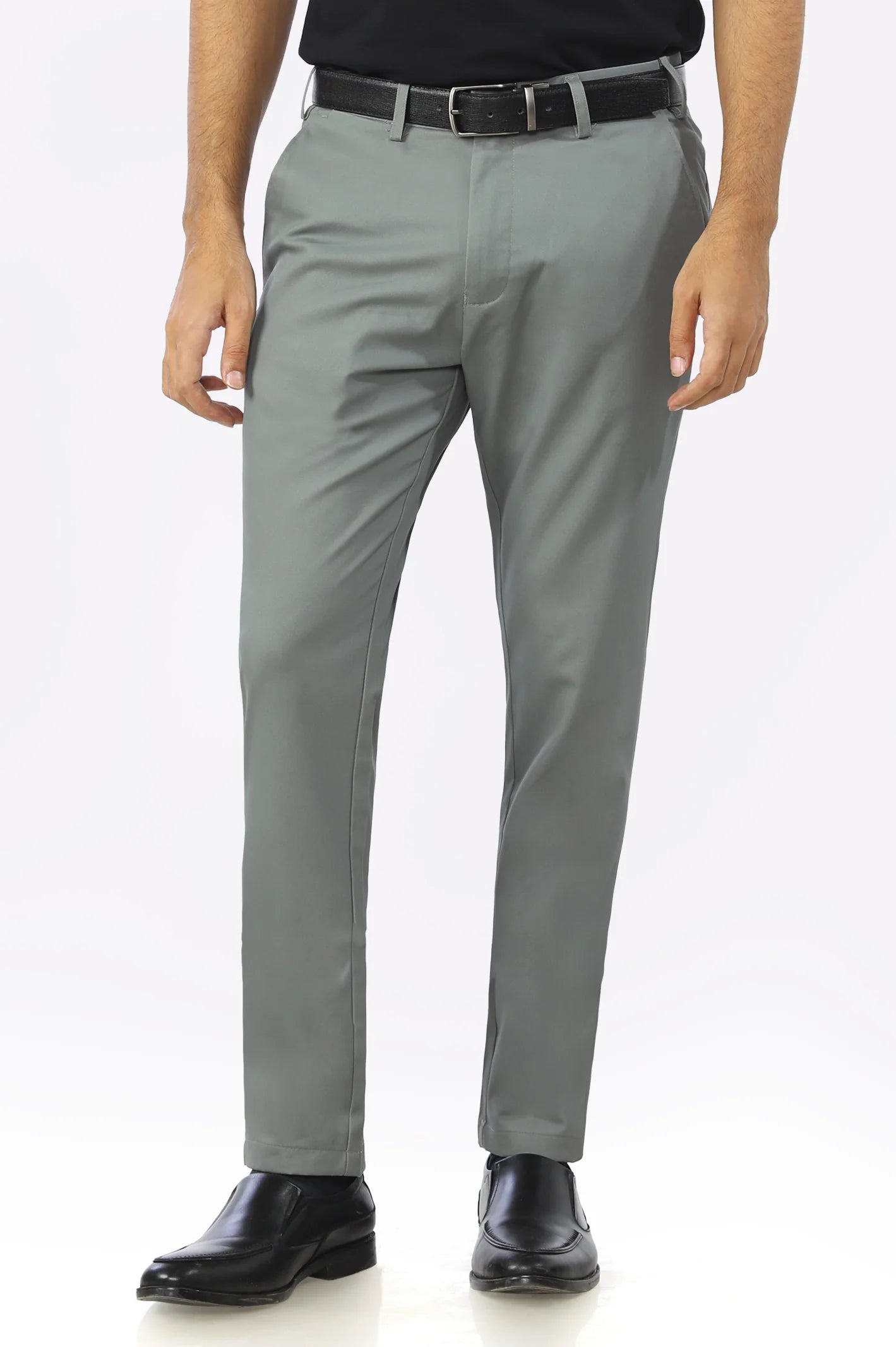 Charcoal Smart Fit Cotton Chino From Diners