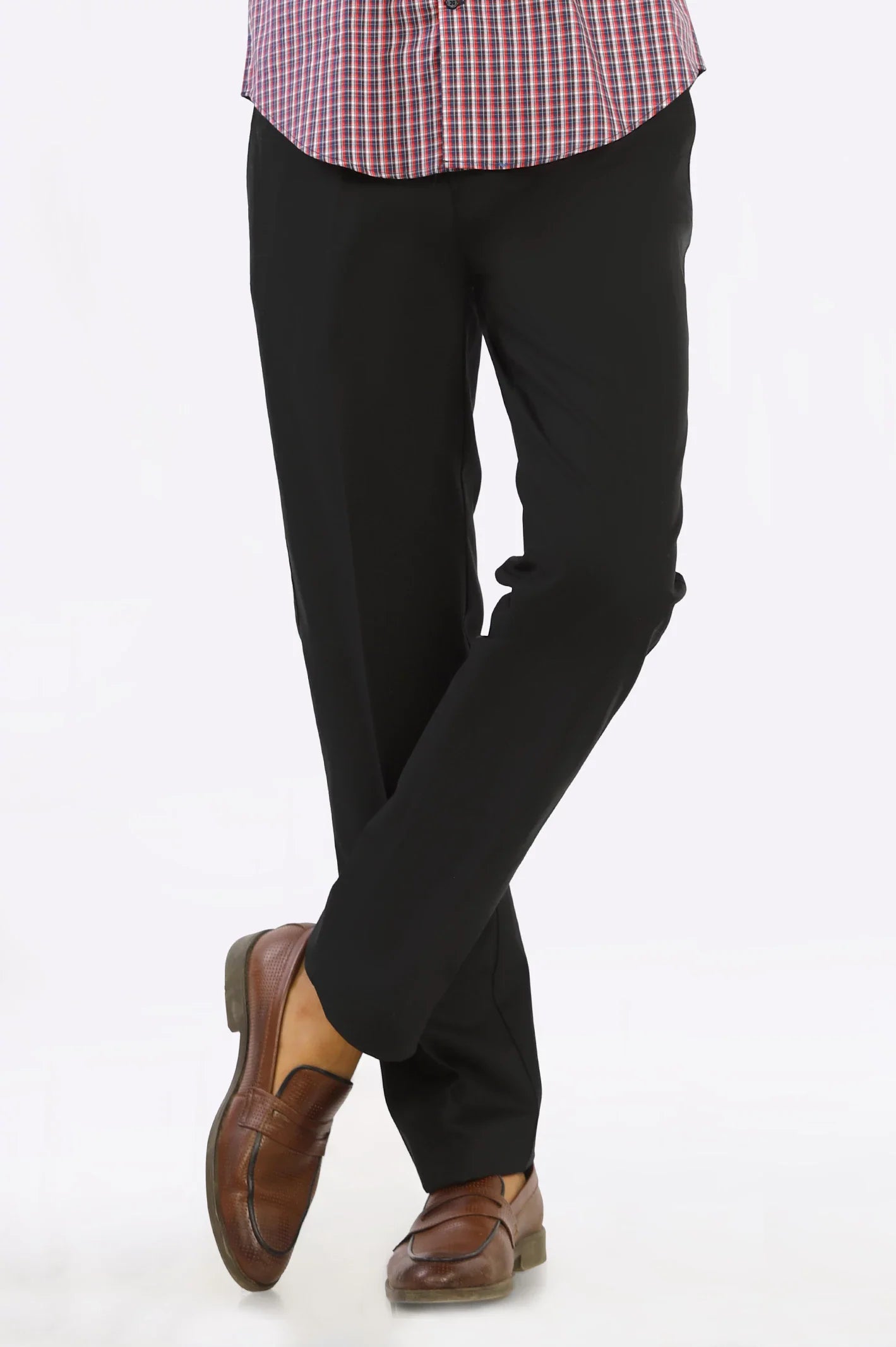 Black Smart Fit Cotton Chino From Diners