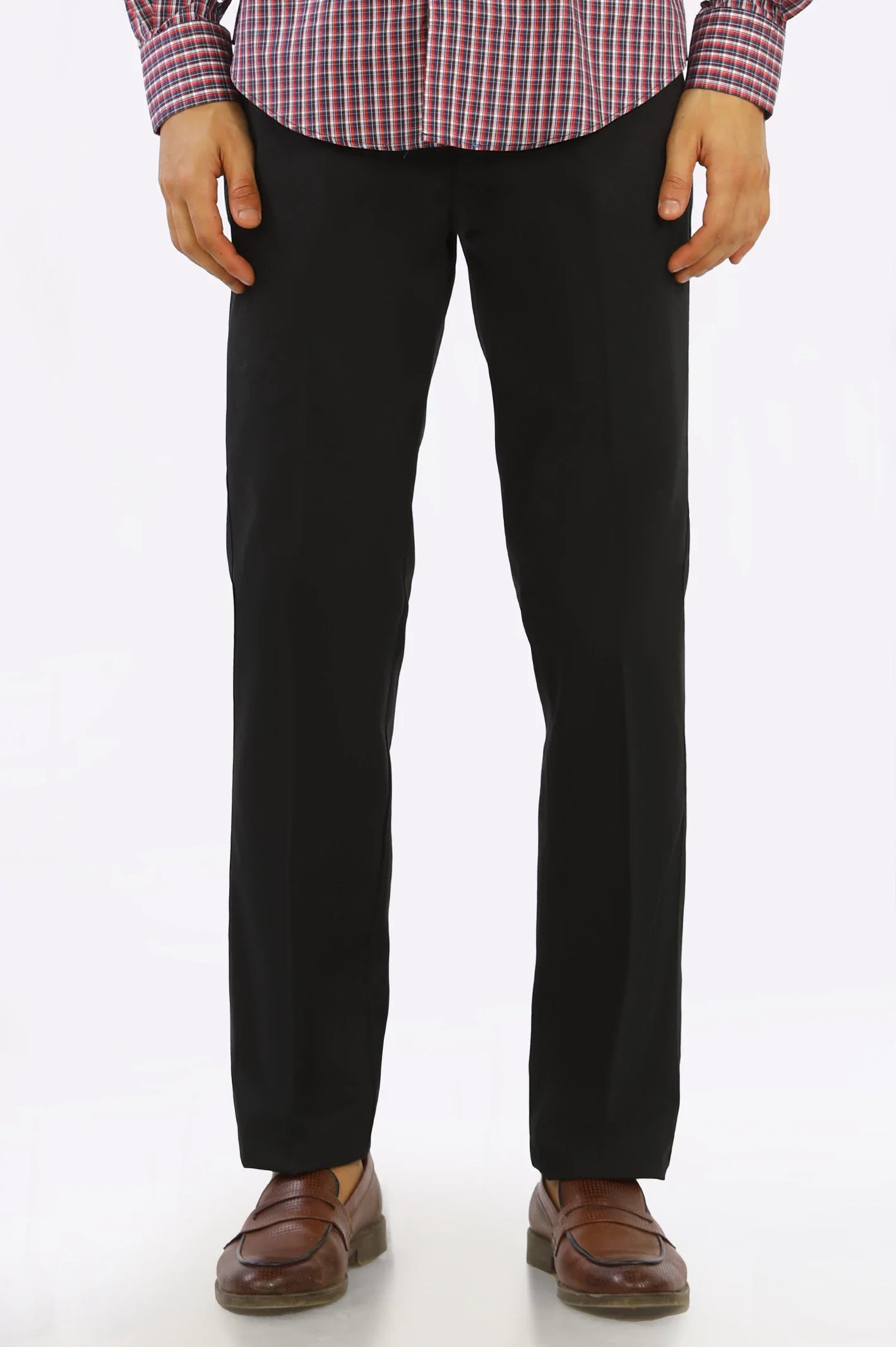 Black Smart Fit Cotton Chino From Diners