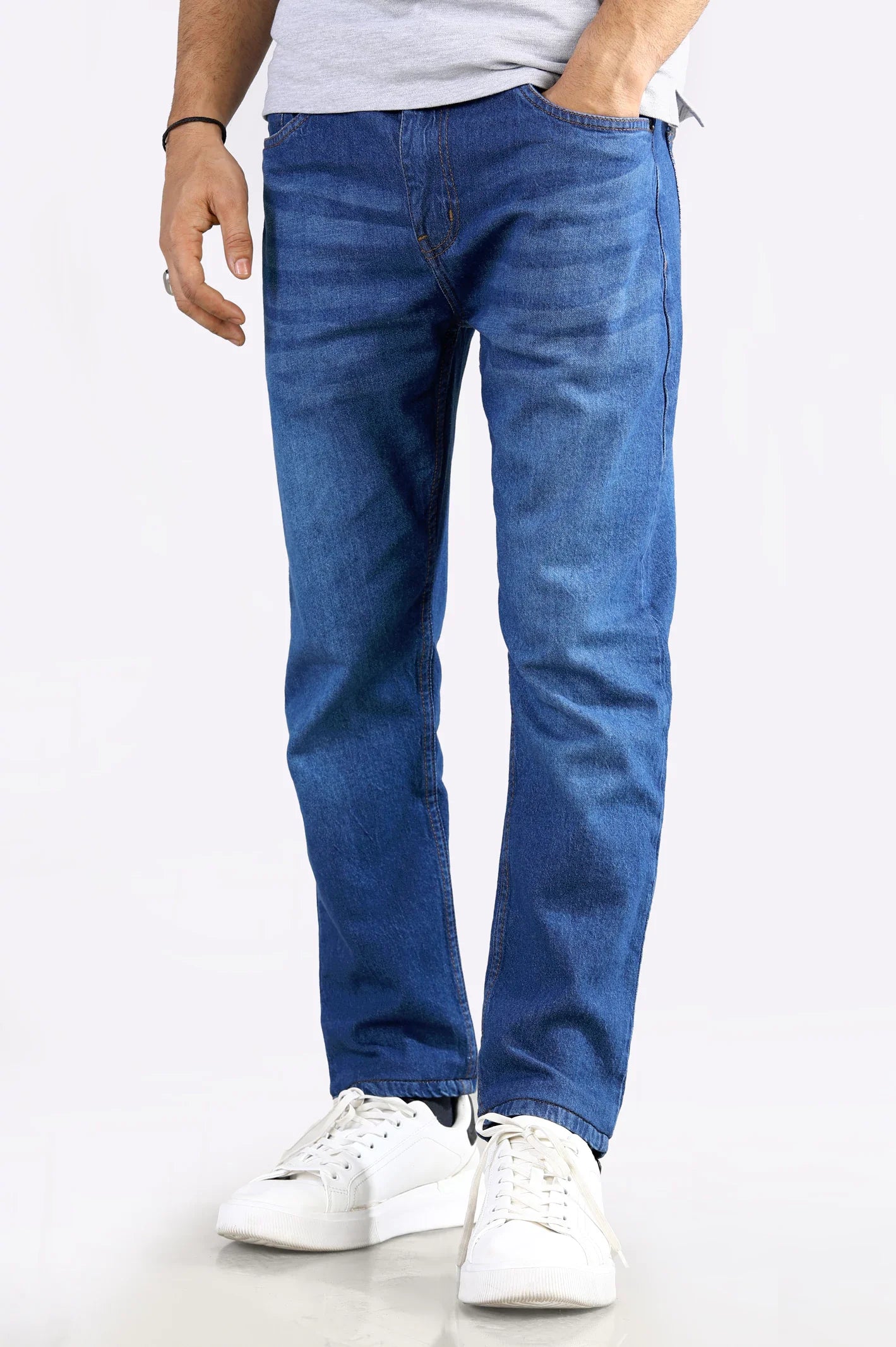 Medium Blue Smart Fit Jeans From Diners