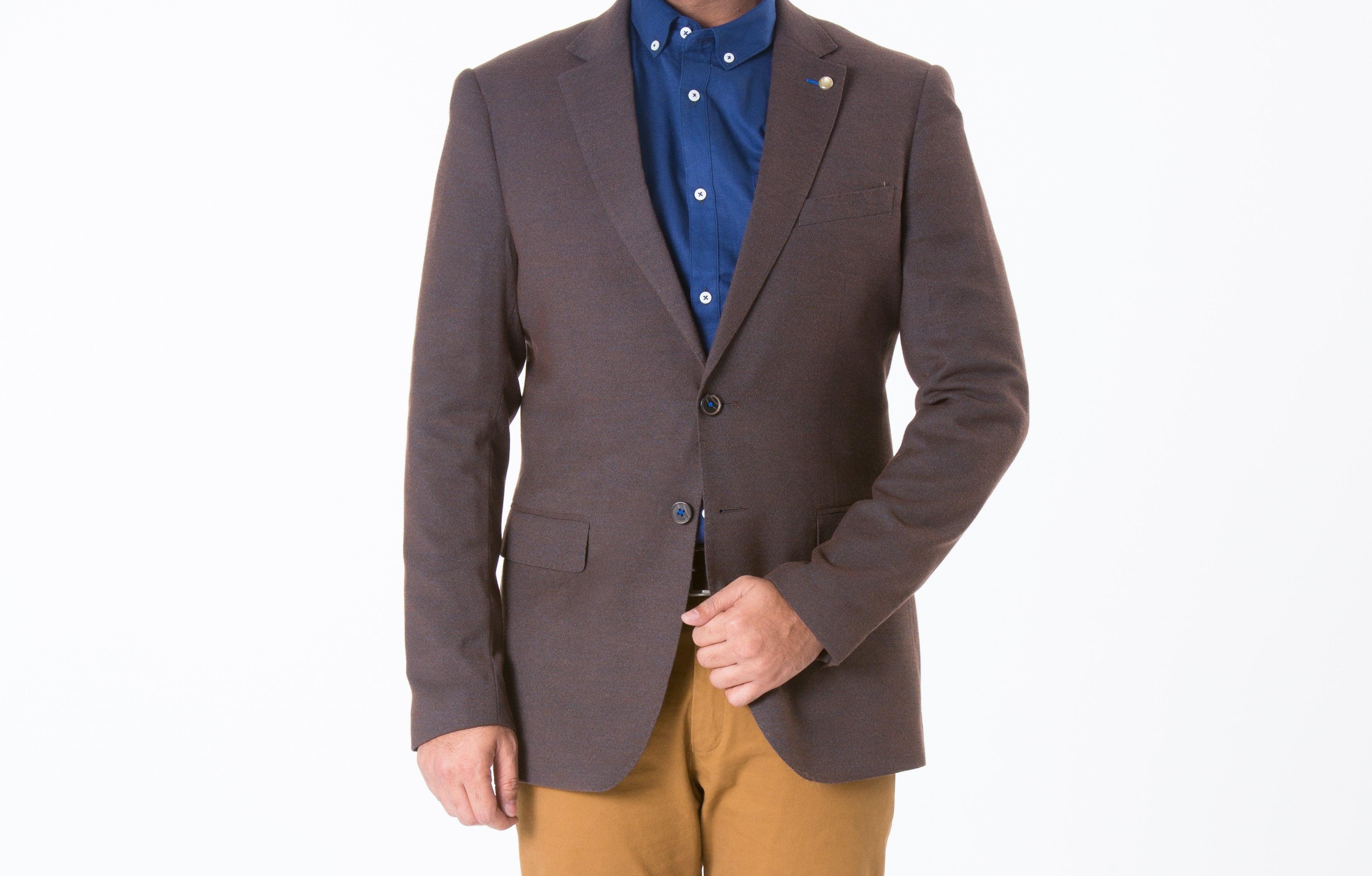 Mens Blazer SKU: CB175-D-Brown