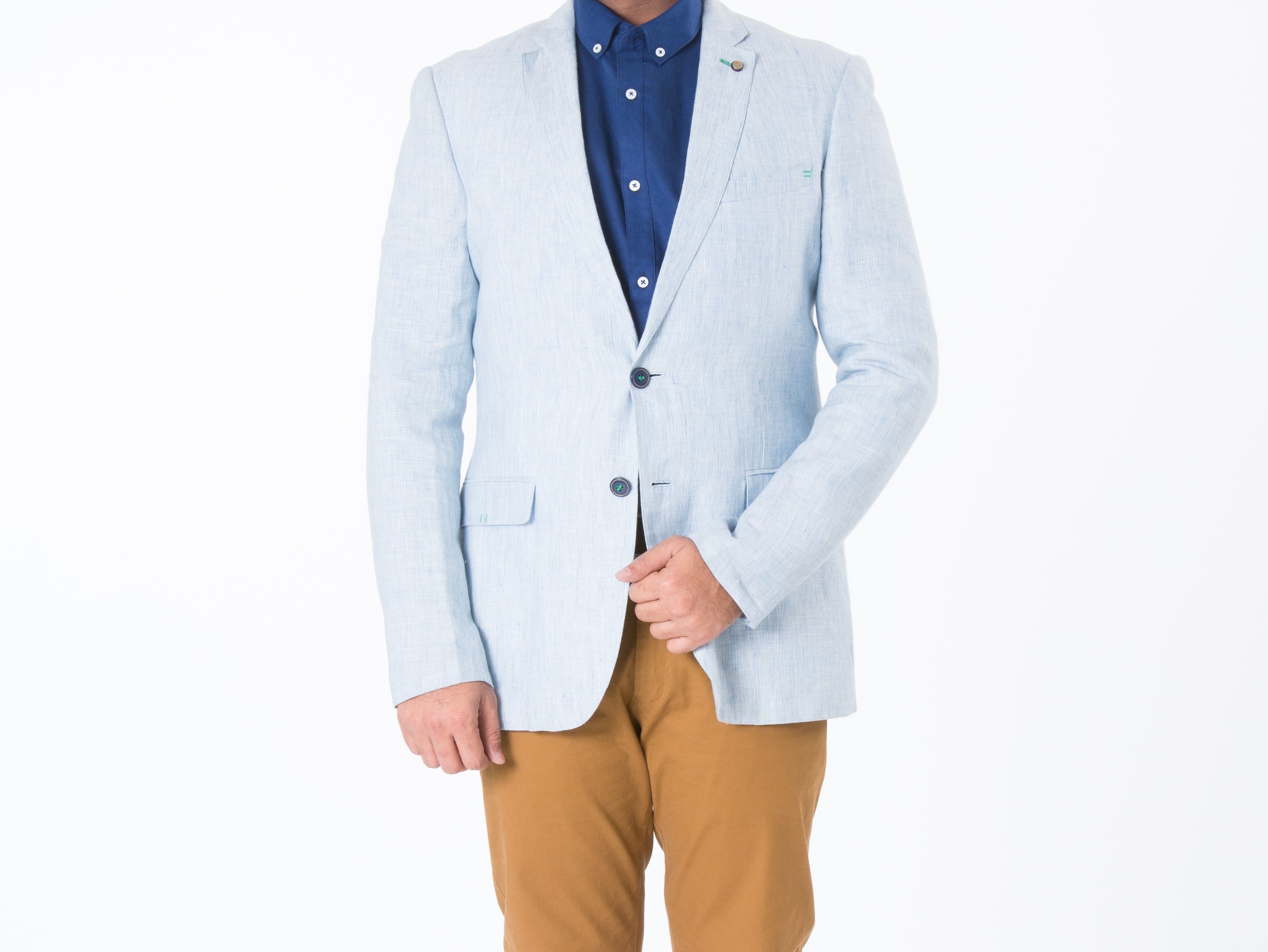 Mens Blazer SKU: CF3868-S-Blue