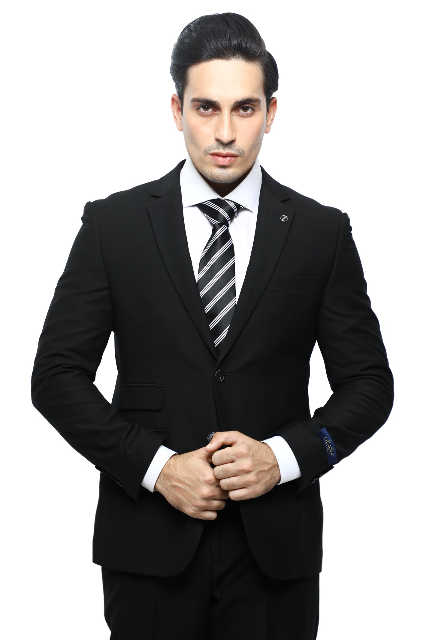 Diners 2 Pcs Suit in Black SKU: DA1133-BLACK - Diners