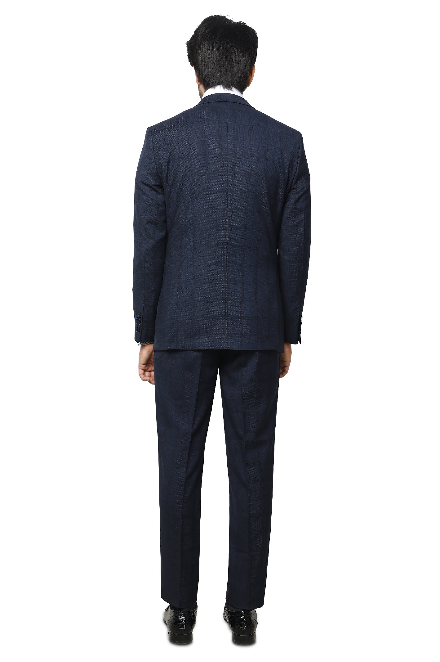 Diner's 3 Pcs Suit in N-BLUE SKU: DA1176